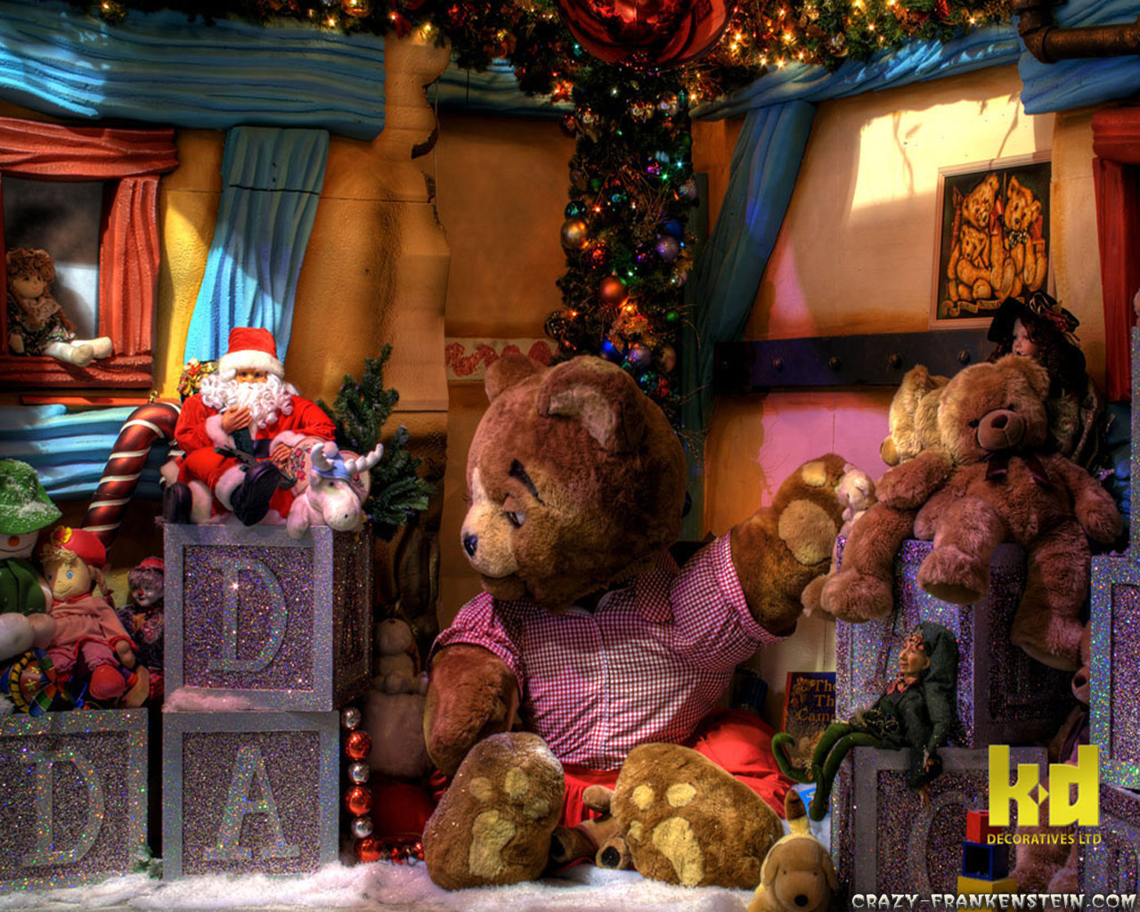 Christmas Teddy Bears Wallpapers