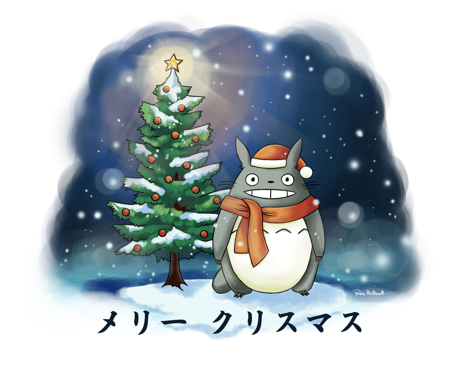 Christmas Totoro Wallpapers