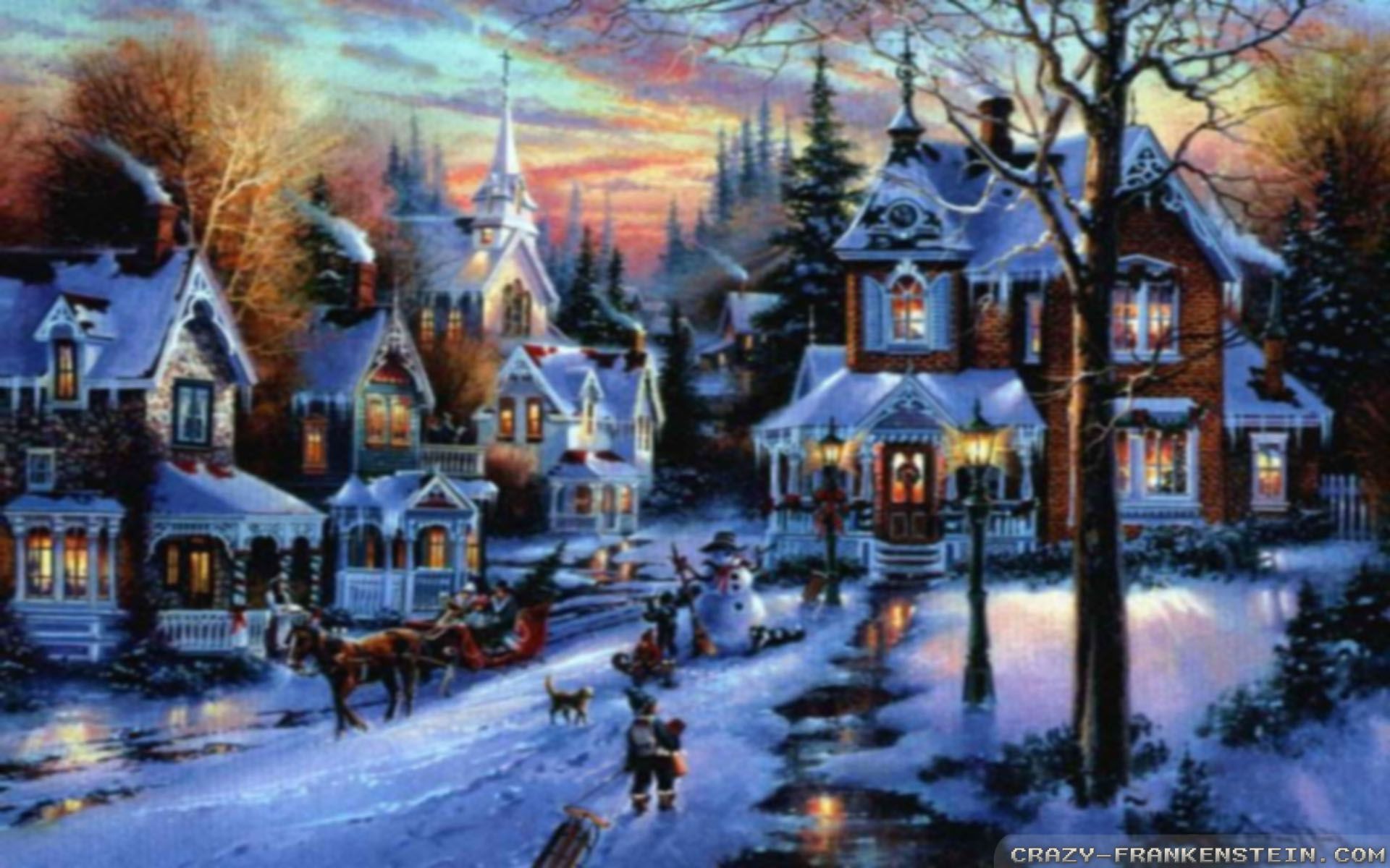 Christmas Town Wallpapers