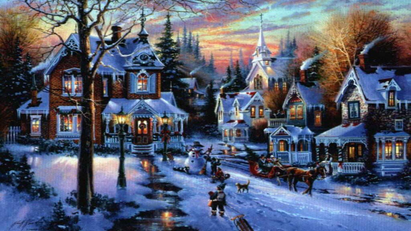 Christmas Town Wallpapers
