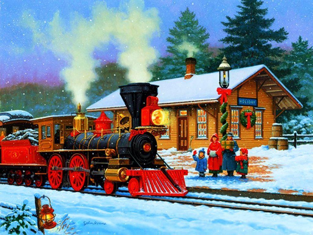 Christmas Train Wallpapers