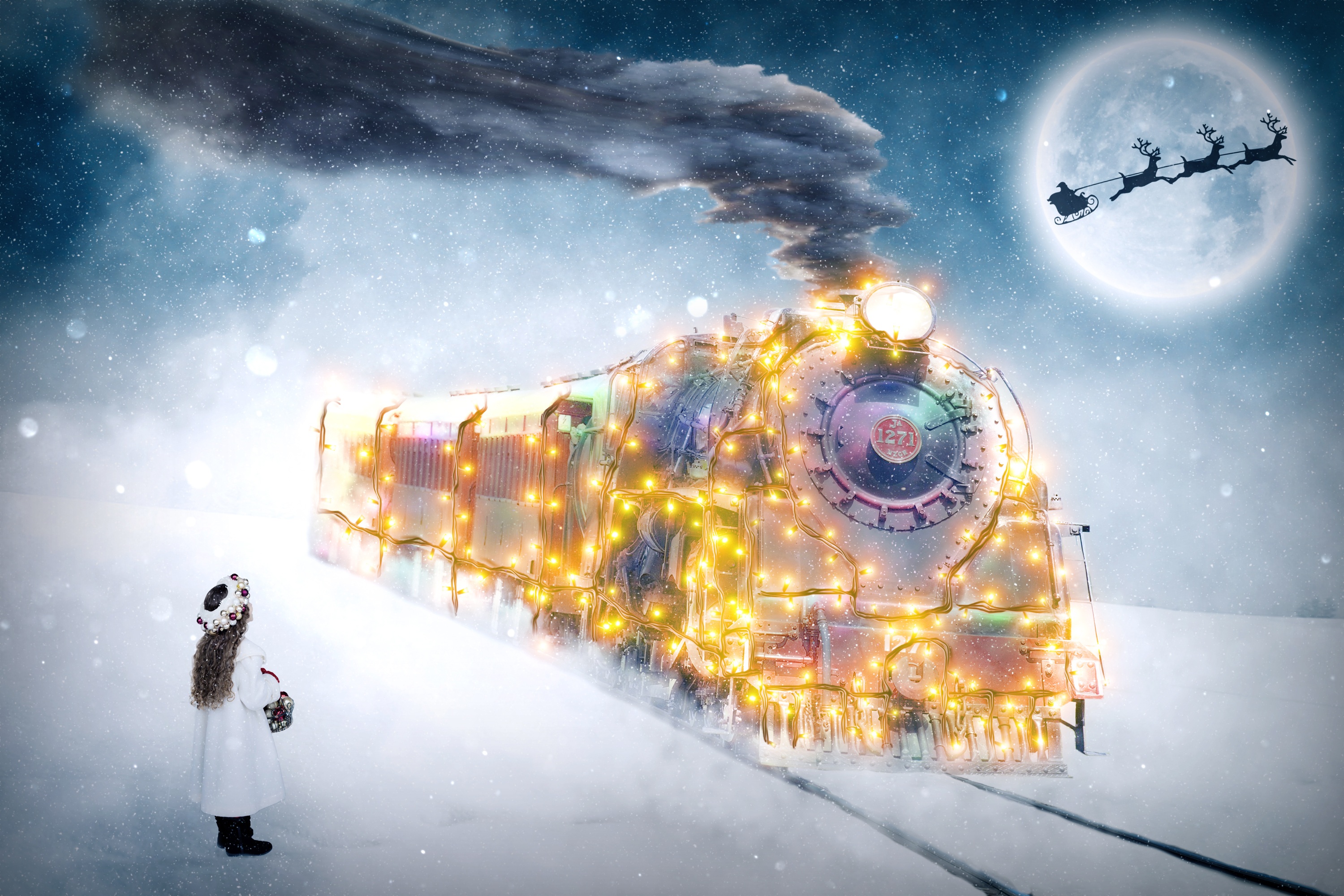 Christmas Train Wallpapers