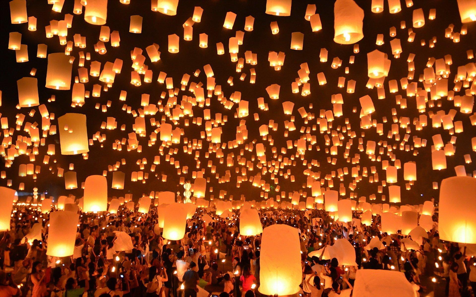 Floating Lanterns Festival Wallpapers