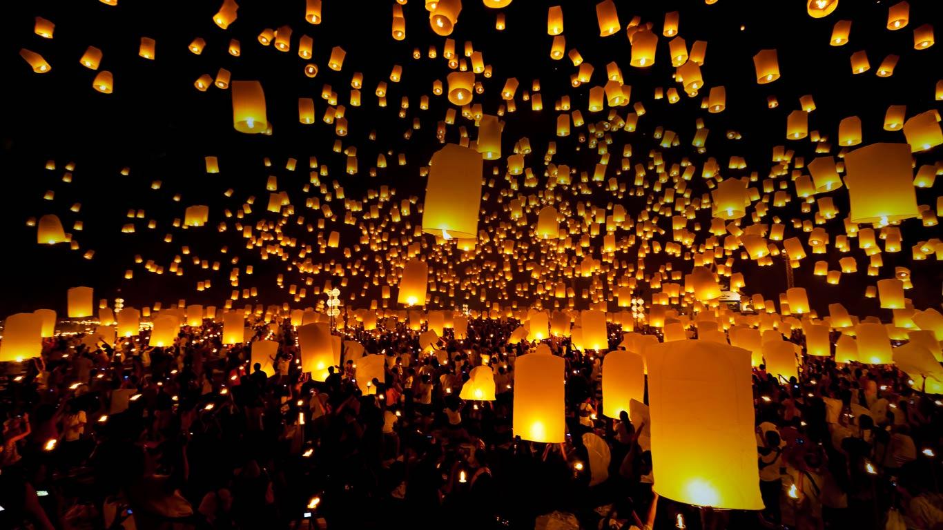 Floating Lanterns Festival Wallpapers