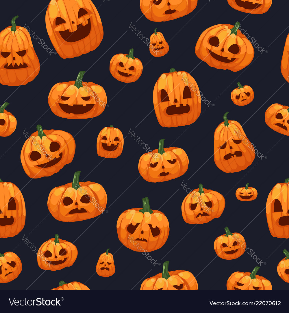 Halloween Jack-O'-Lantern With Mask Wallpapers