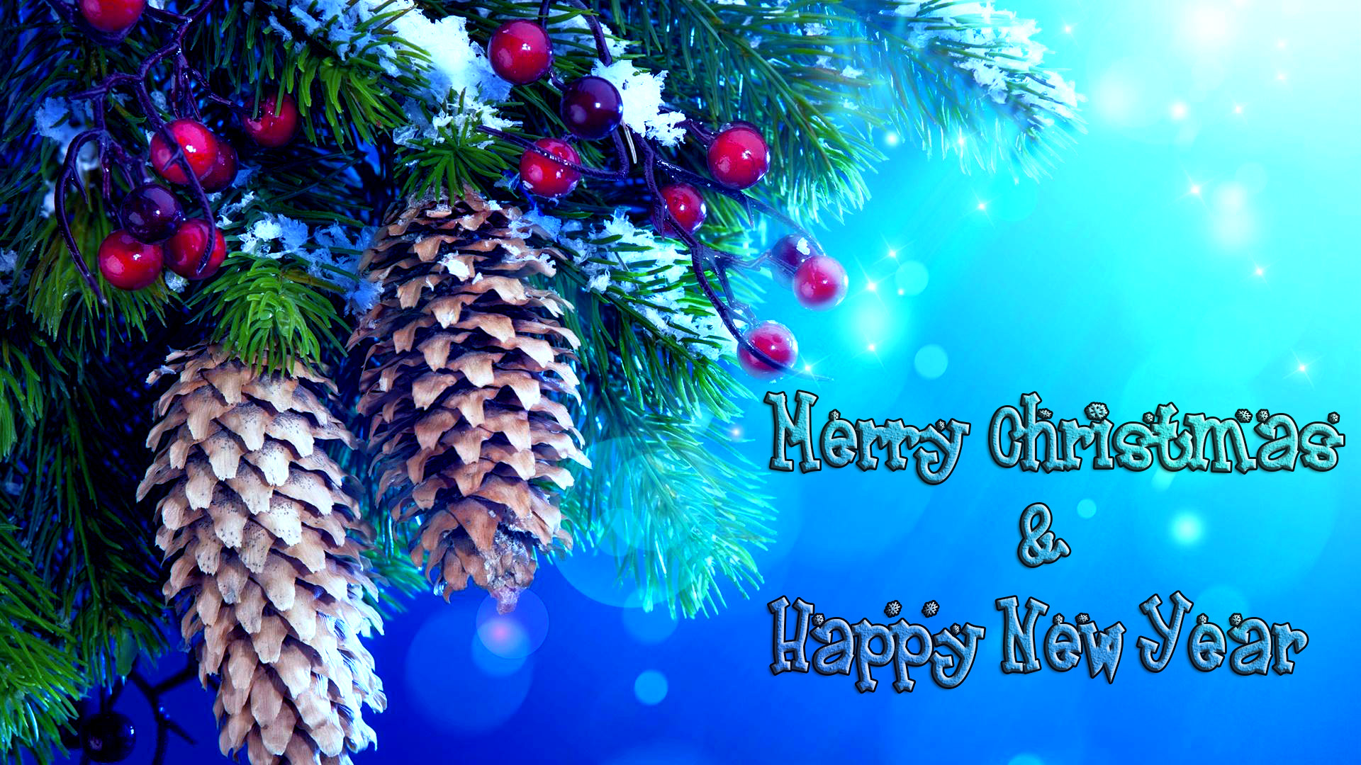 Happy New Year And Merry Christmas 2019 Wallpapers