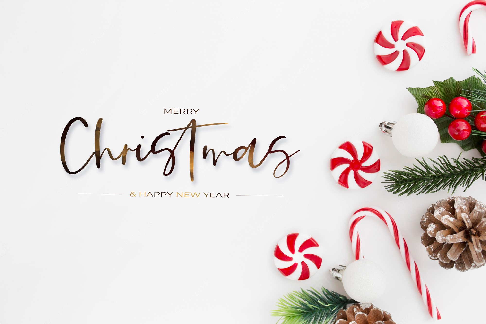 Happy New Year And Merry Christmas 2019 Wallpapers