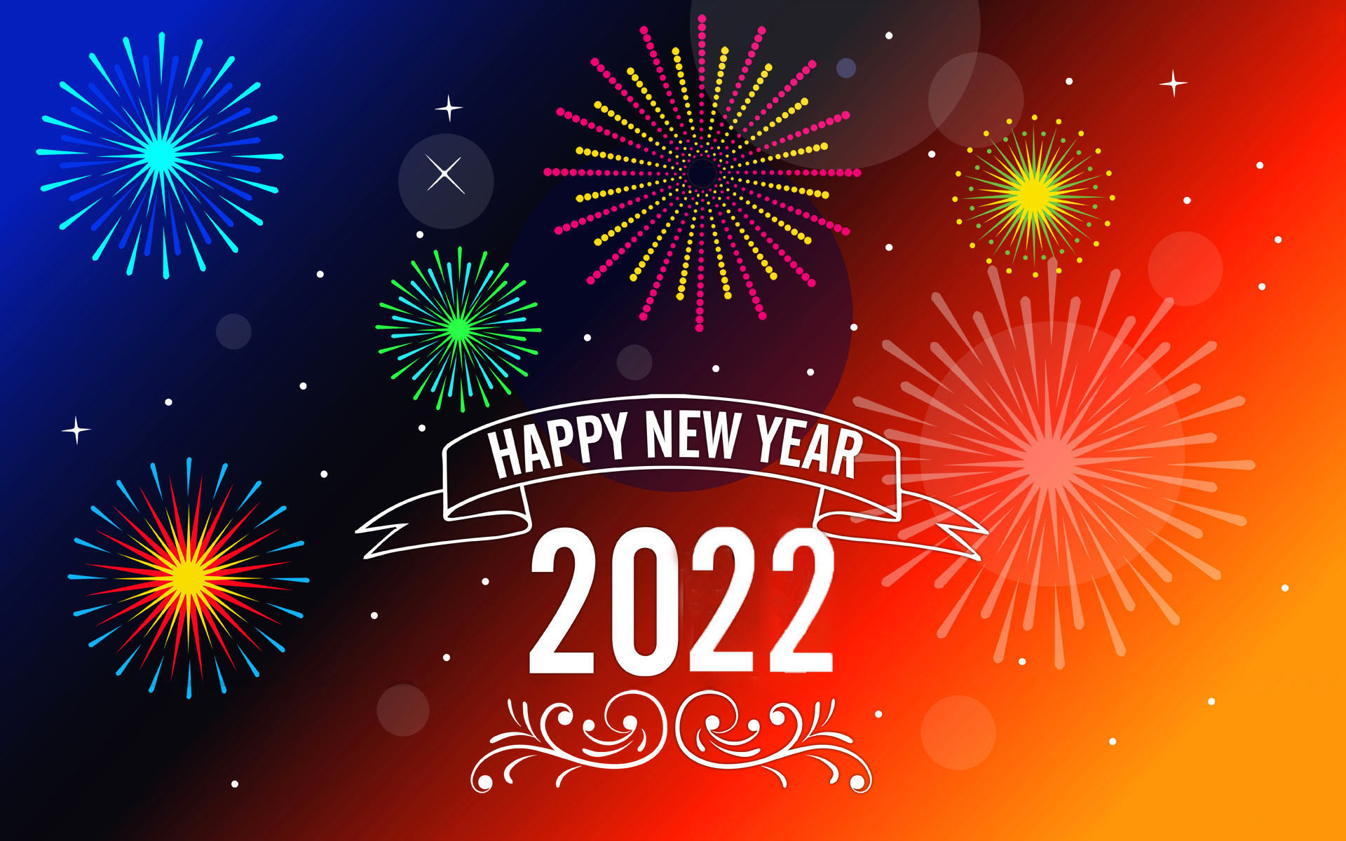 New Year 2022 4K Greeting Wallpapers