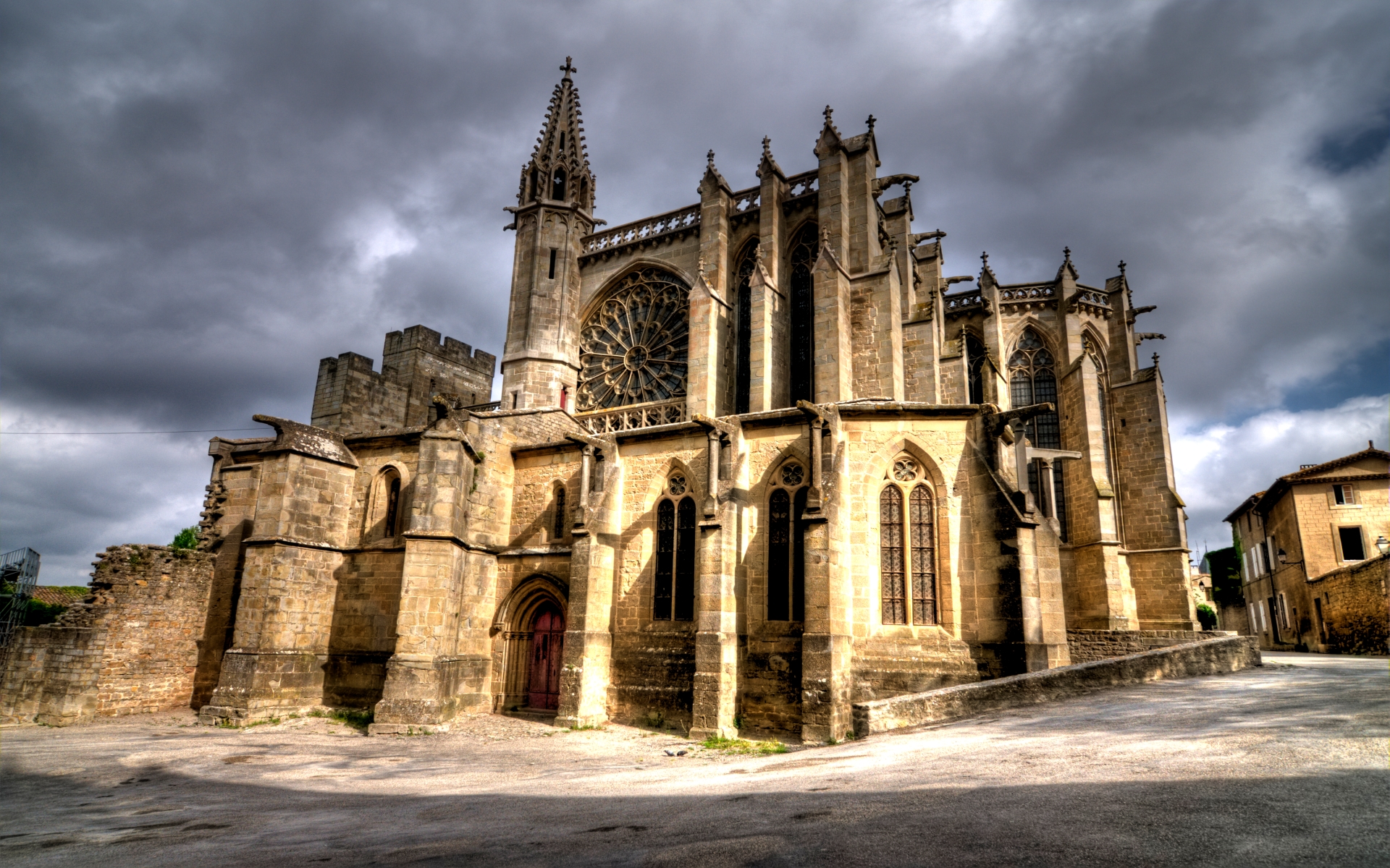 Basilica Of St. Nazaire And St. Celse, Carcassonne Wallpapers