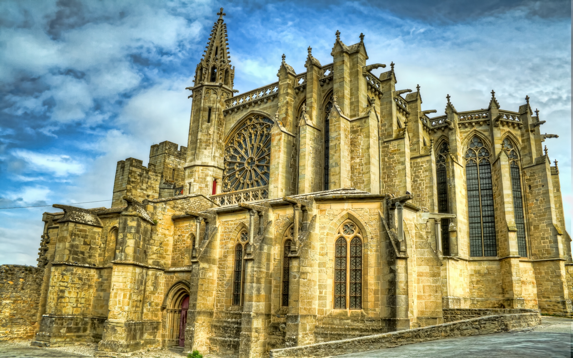 Basilica Of St. Nazaire And St. Celse, Carcassonne Wallpapers