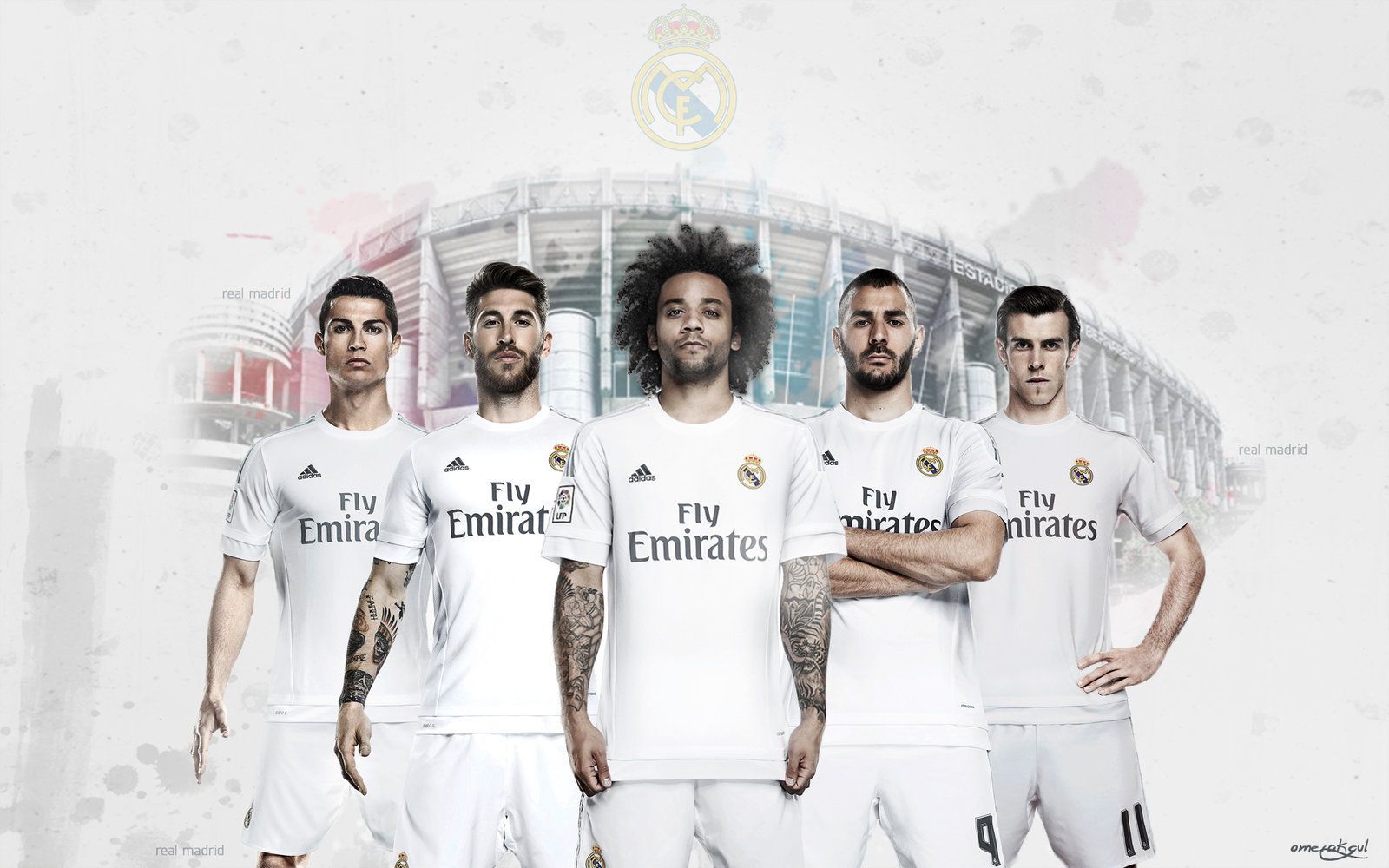 Adidas Real Madrid Squad Wallpapers