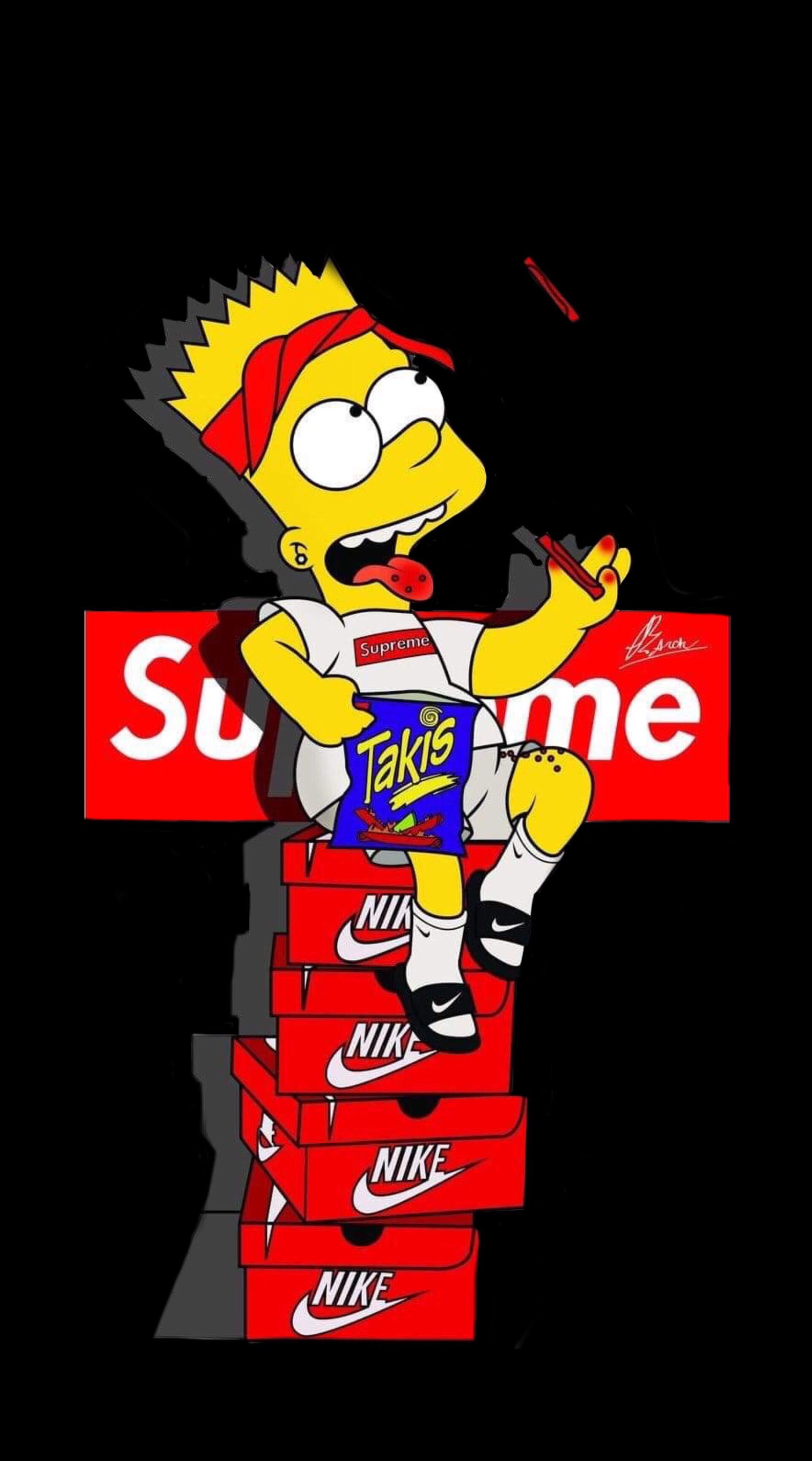 Nike Bart Simpson Wallpapers