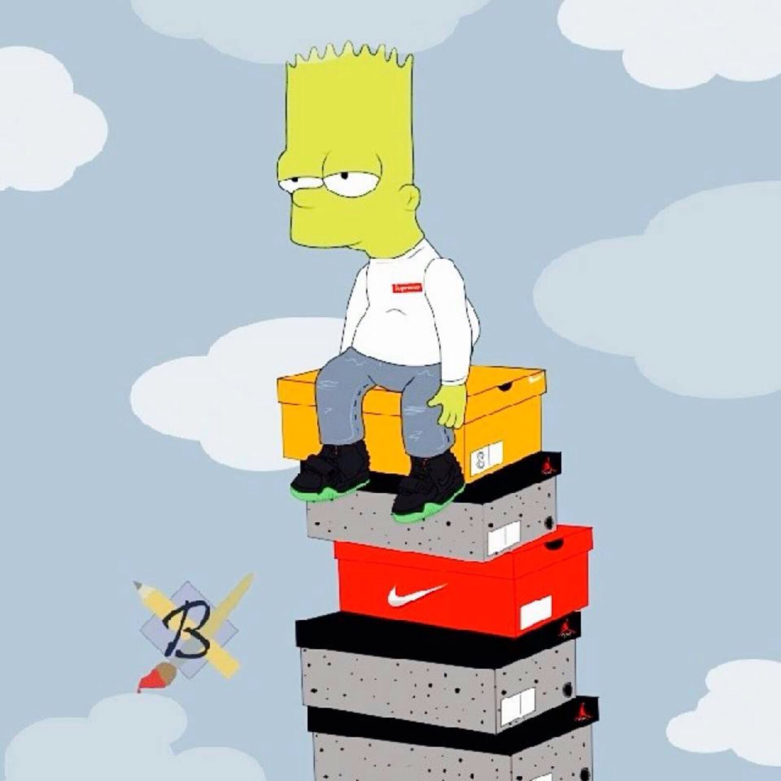 Nike Bart Simpson Wallpapers