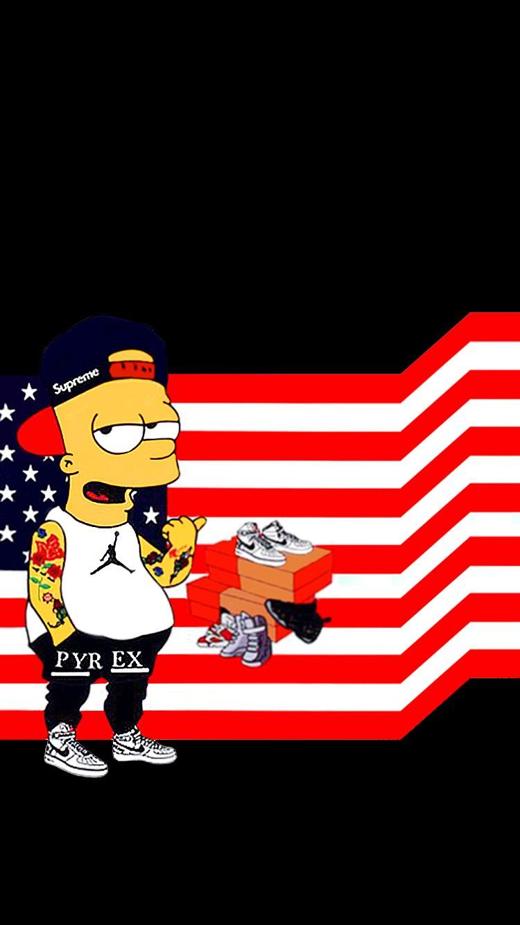 Nike Bart Simpson Wallpapers