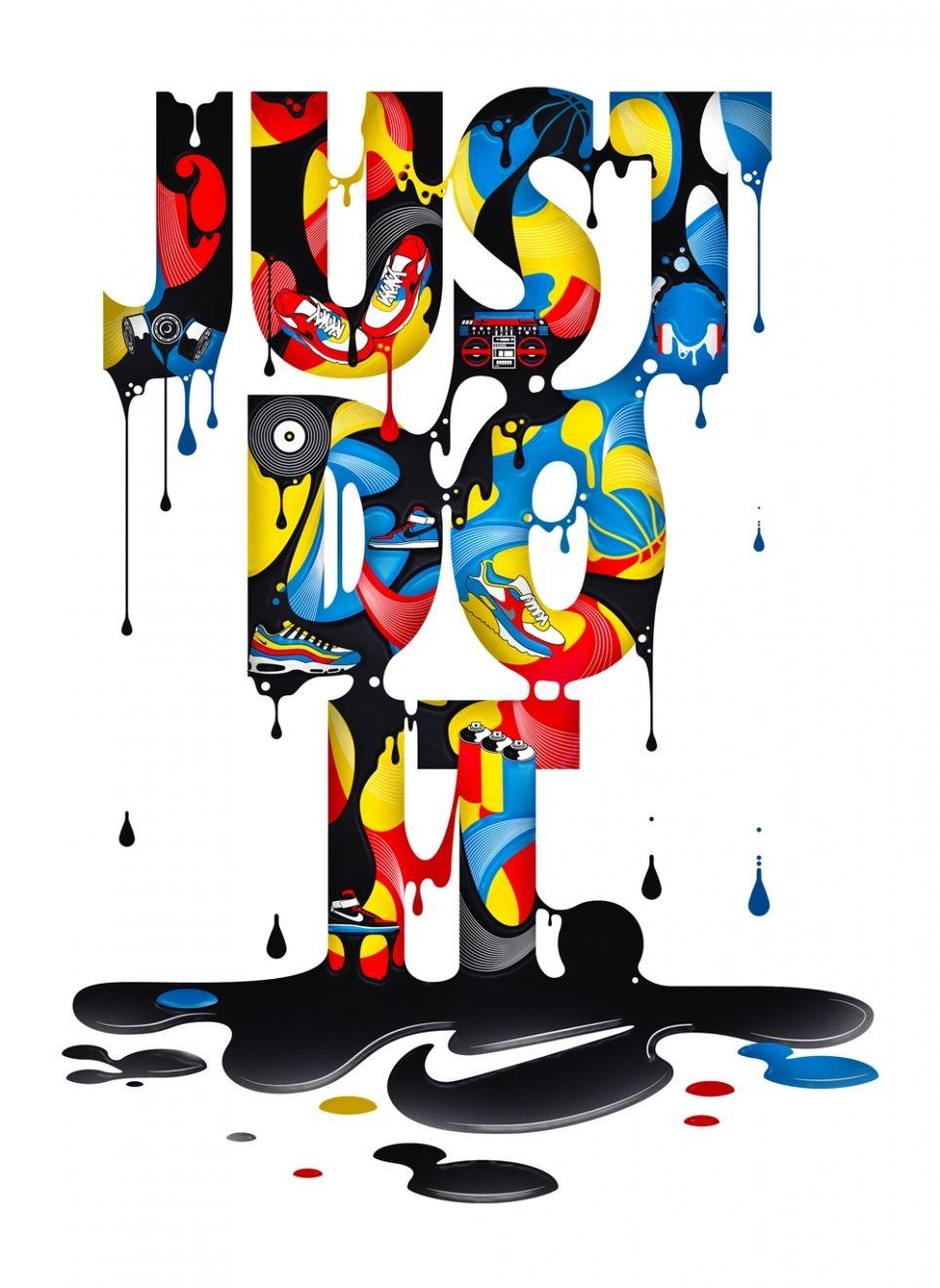 Nike Drip Logo Wallpapers