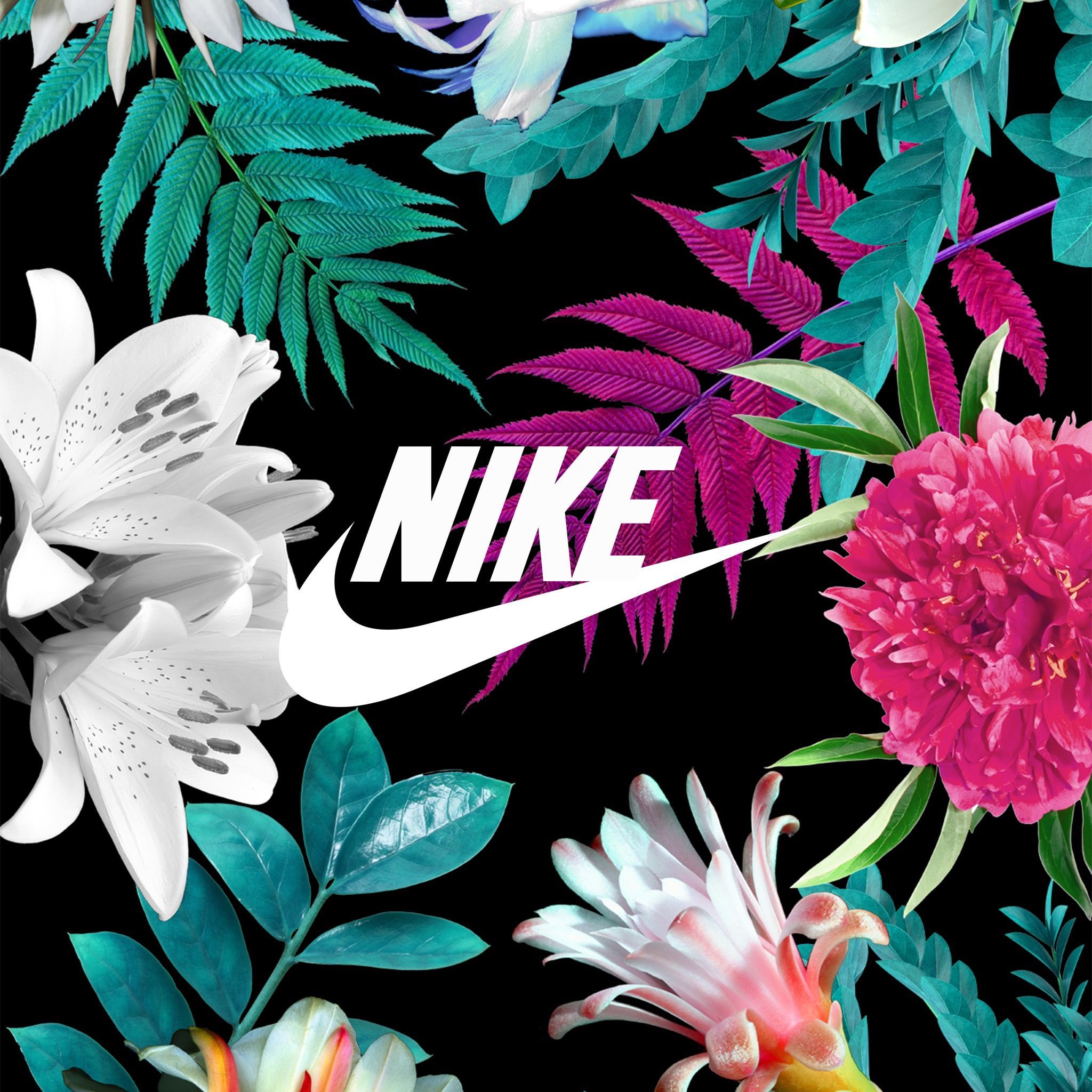 Nike Floral Tumblr Wallpapers