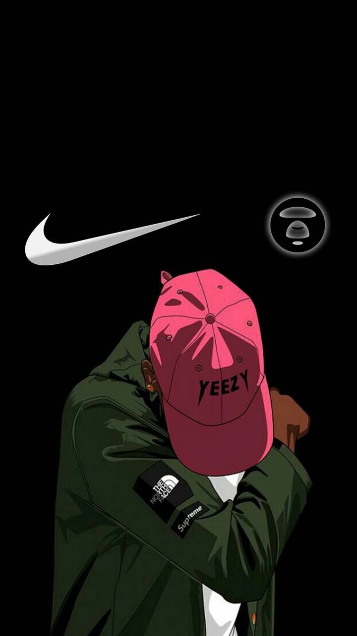 Yeezy Bape Cartoon Wallpapers