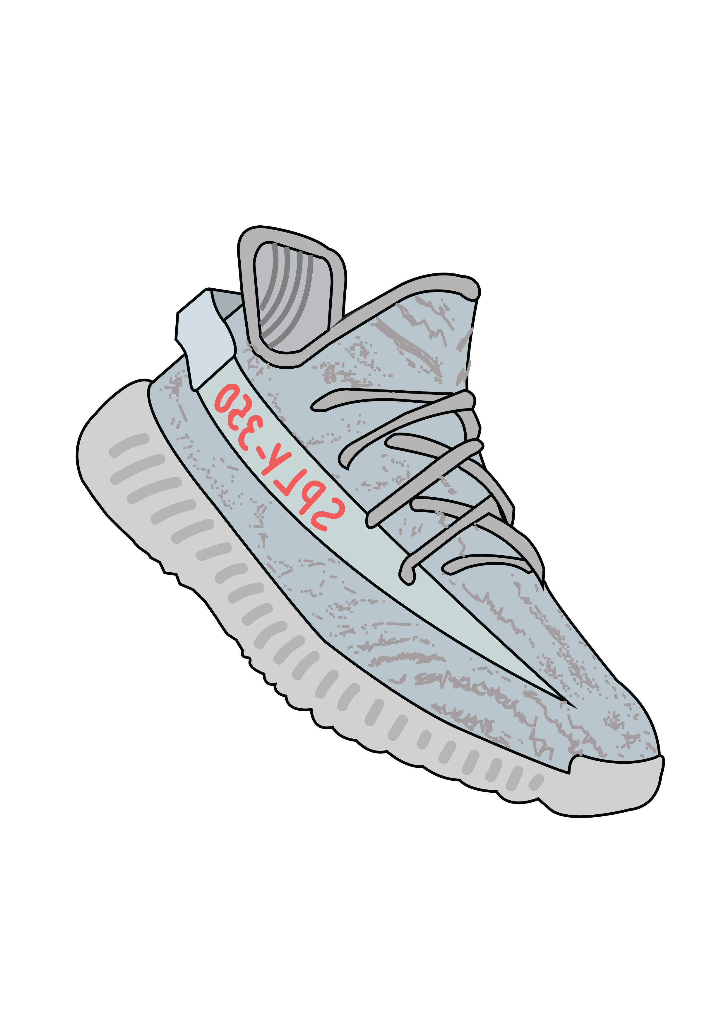 Yeezy Boost 350 Cartoon Wallpapers