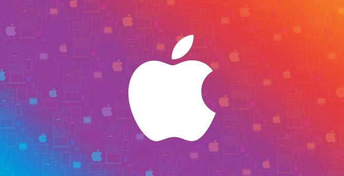 Apple 4K Logo Art Wallpapers