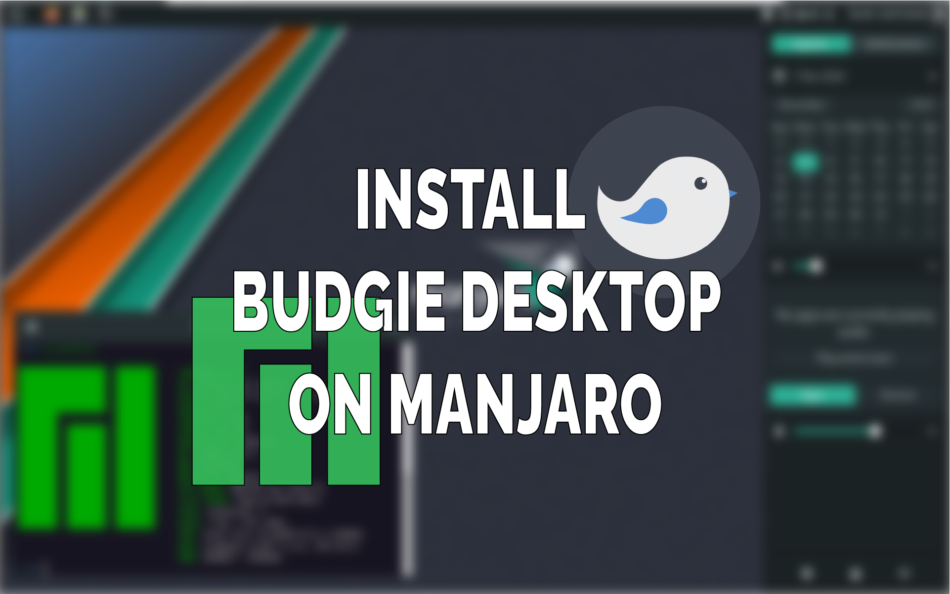 Manjaro Budgie Linux Minimalist Wallpapers