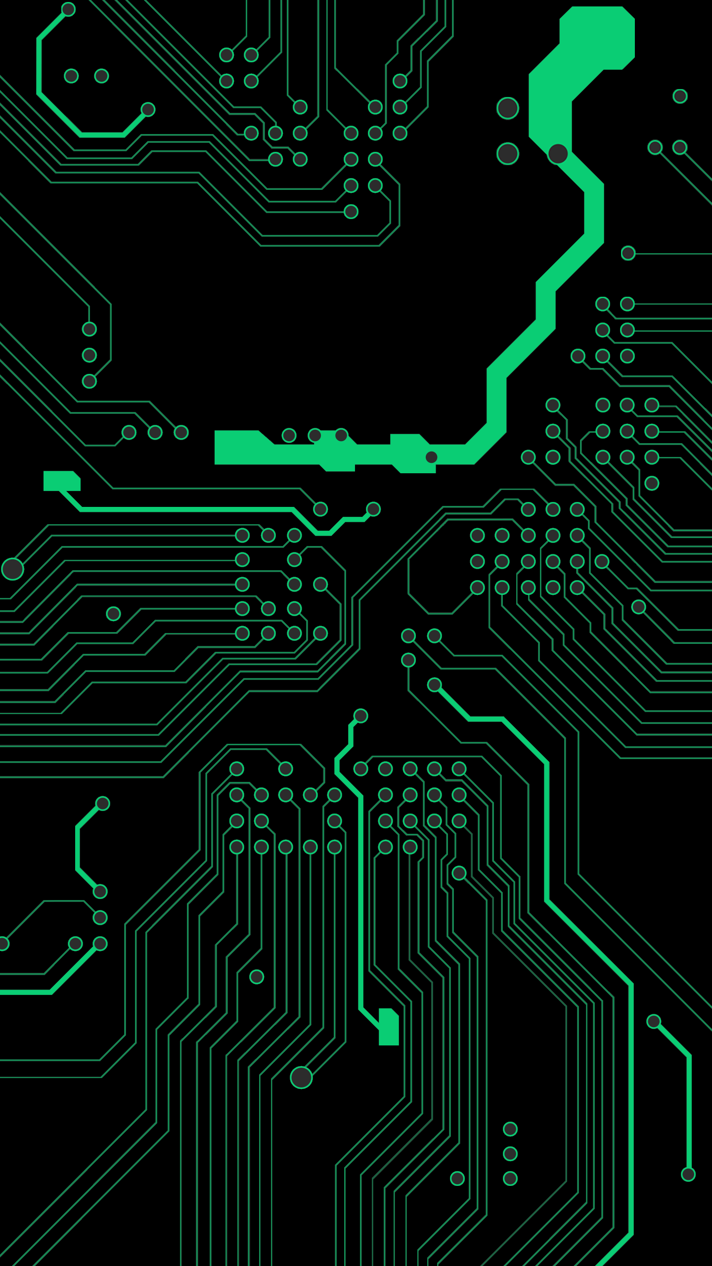 Simple Green Circuit Wallpapers