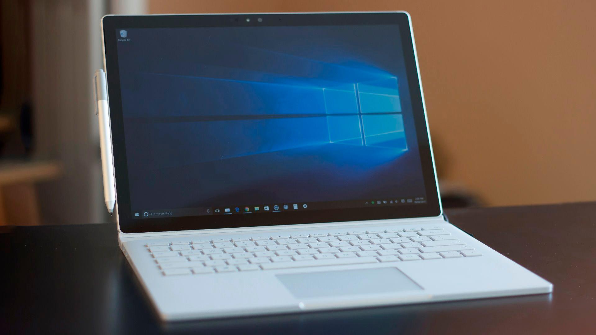 Surface Book Blue Stock Wallpapers