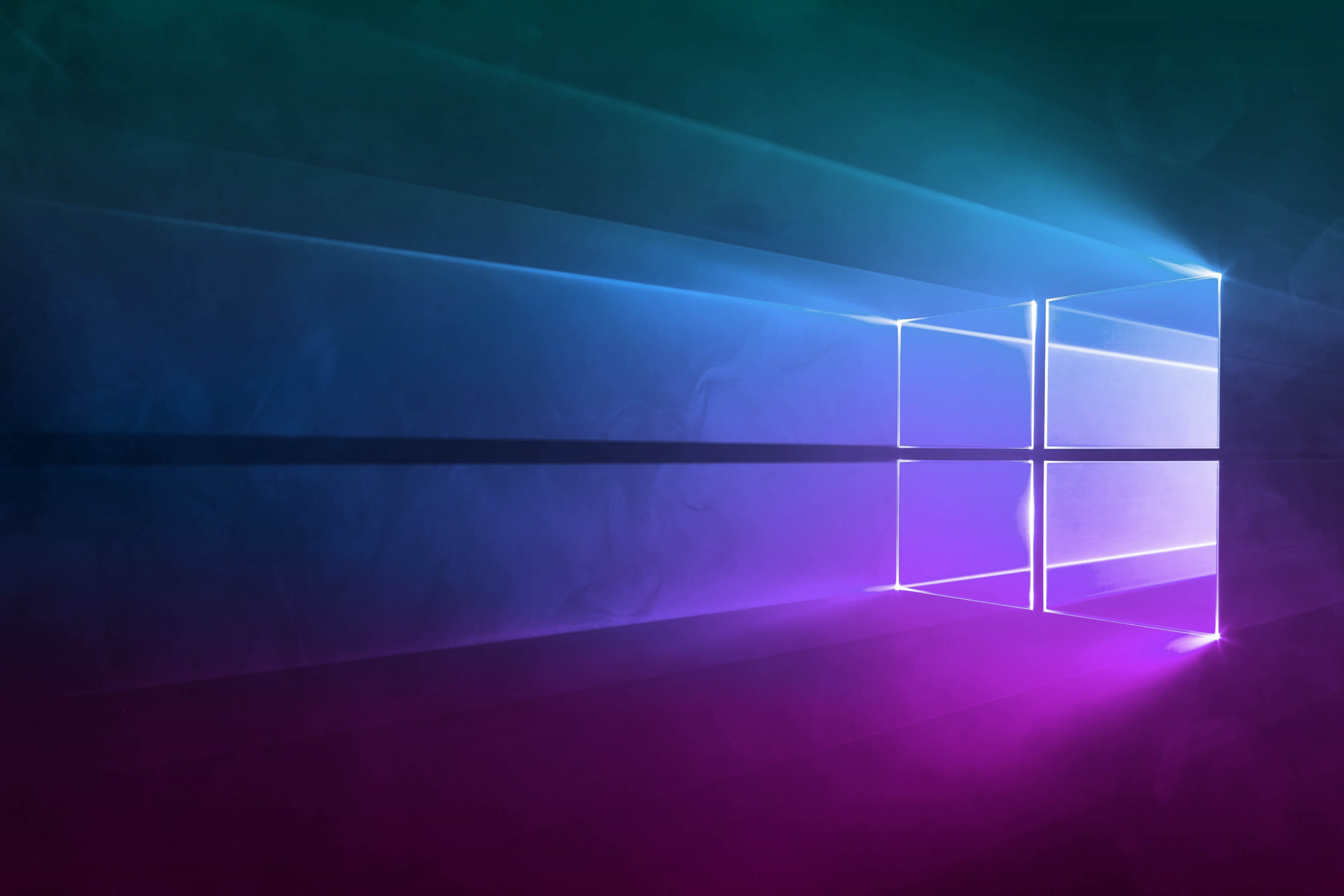 Windows 10 Logo Red Neon Wallpapers