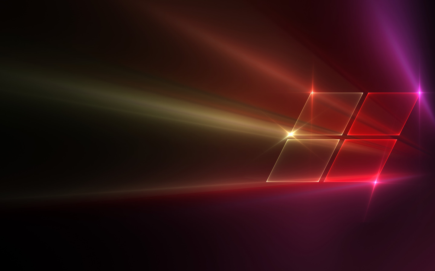 Windows 10 Logo Red Neon Wallpapers