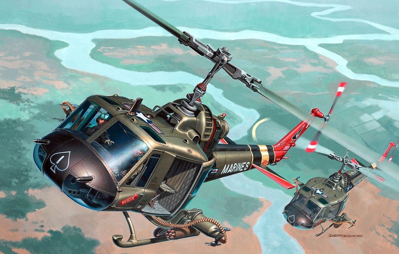 Bell Uh-1A Medevac Wallpapers