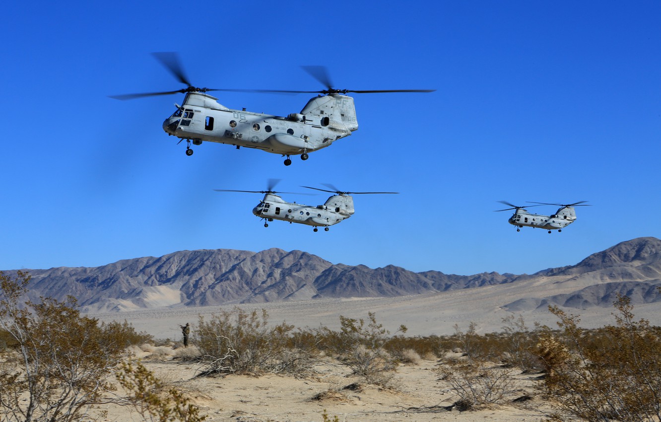 Boeing Vertol Ch-46 Sea Knight Wallpapers