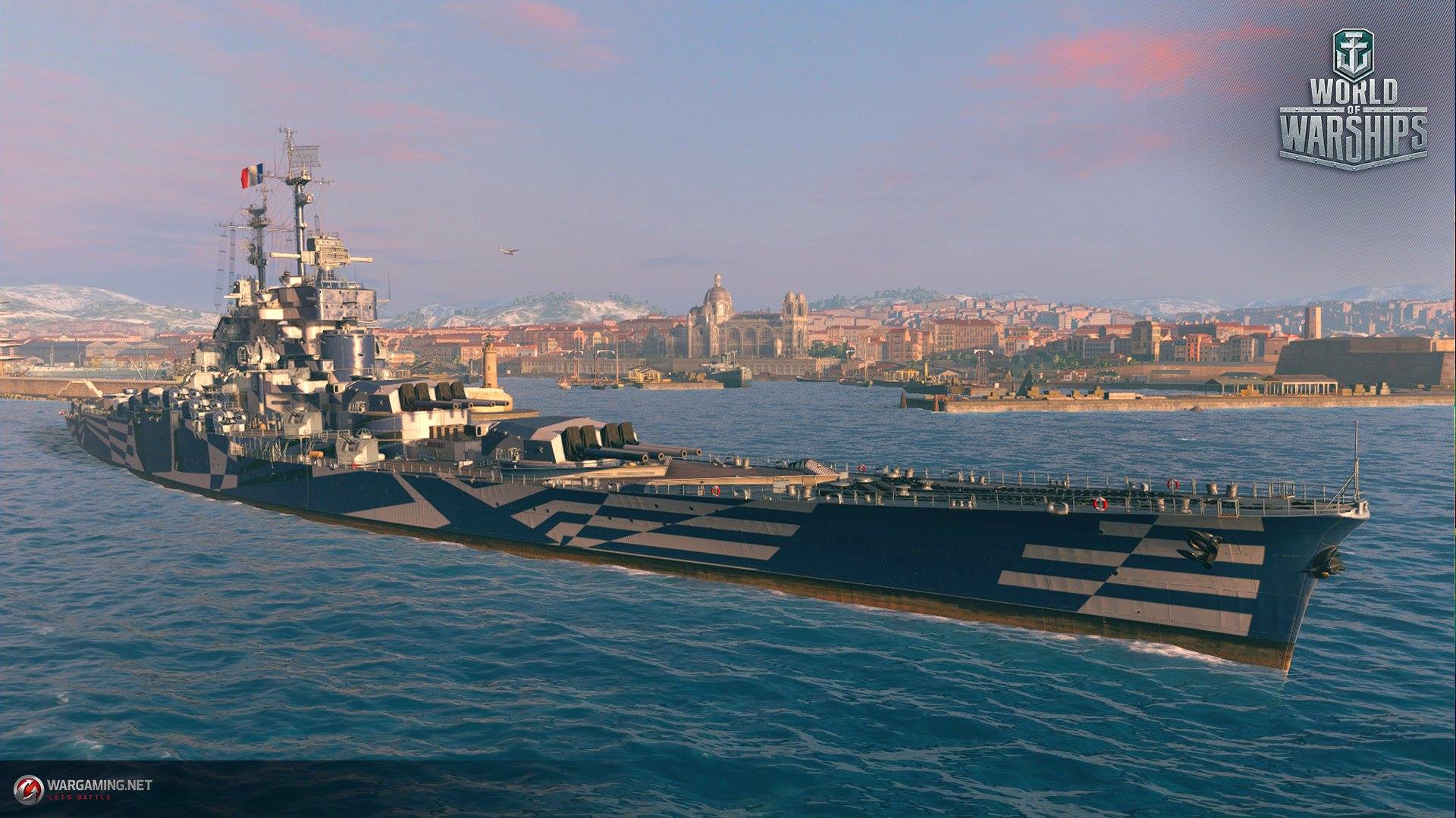 French Battleship Jean Bart (1940) Wallpapers