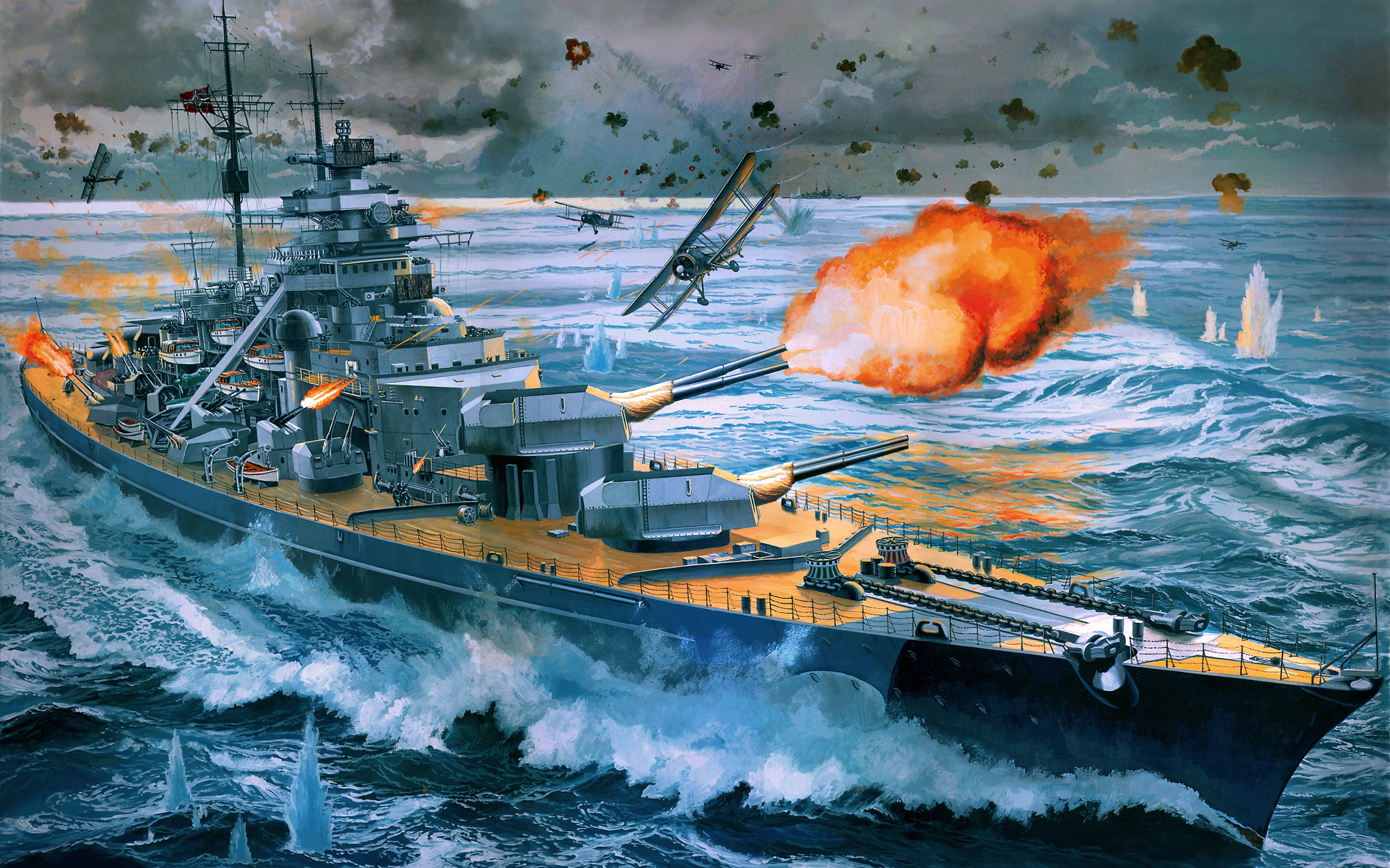 German Battleship Bismarck Wallpapers