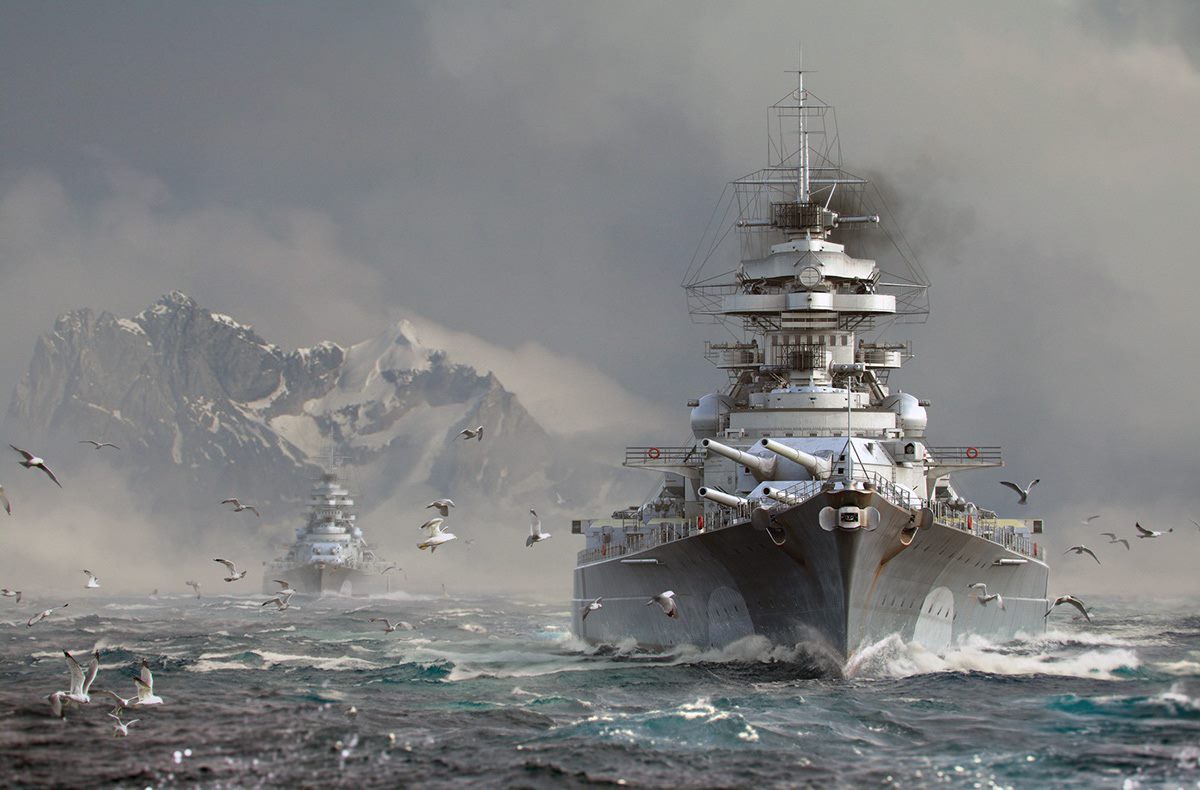 German Battleship Bismarck Wallpapers