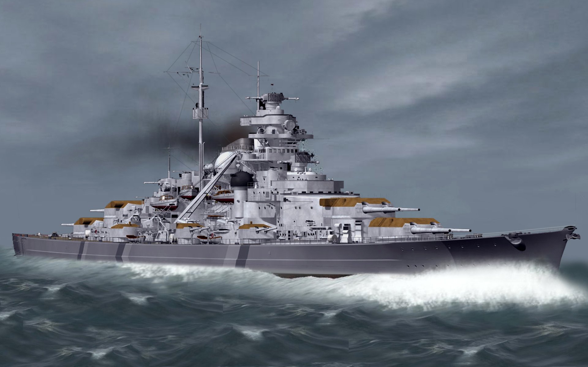 German Battleship Bismarck Wallpapers