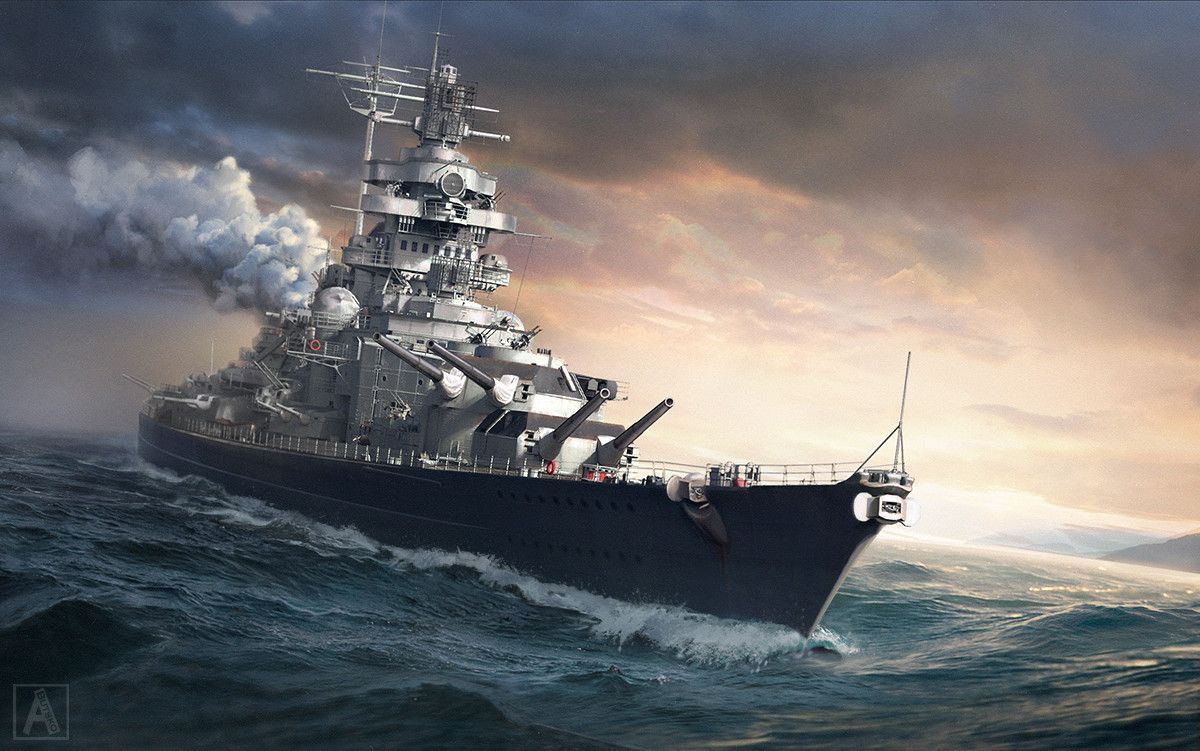 German Battleship Bismarck Wallpapers