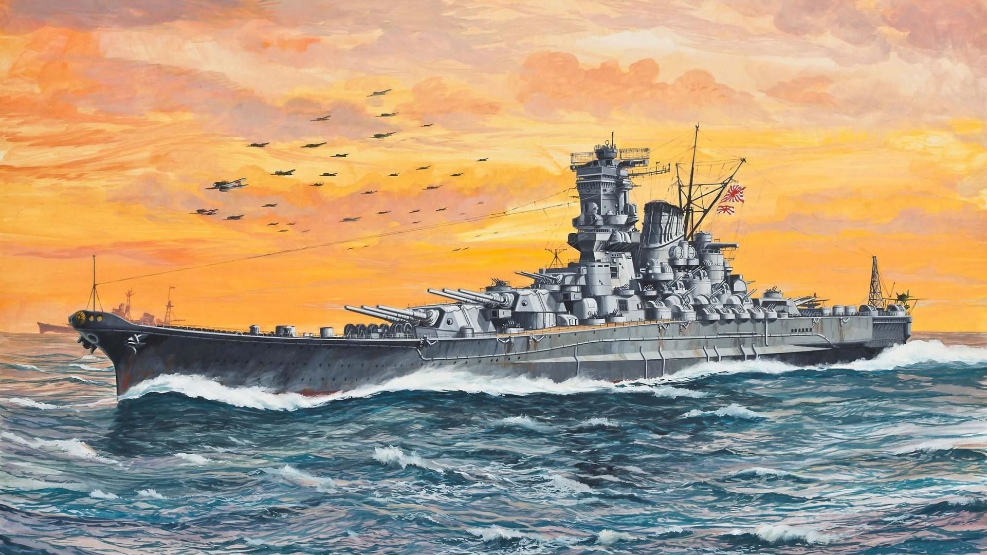 Japanese Battleship Yamato Wallpapers