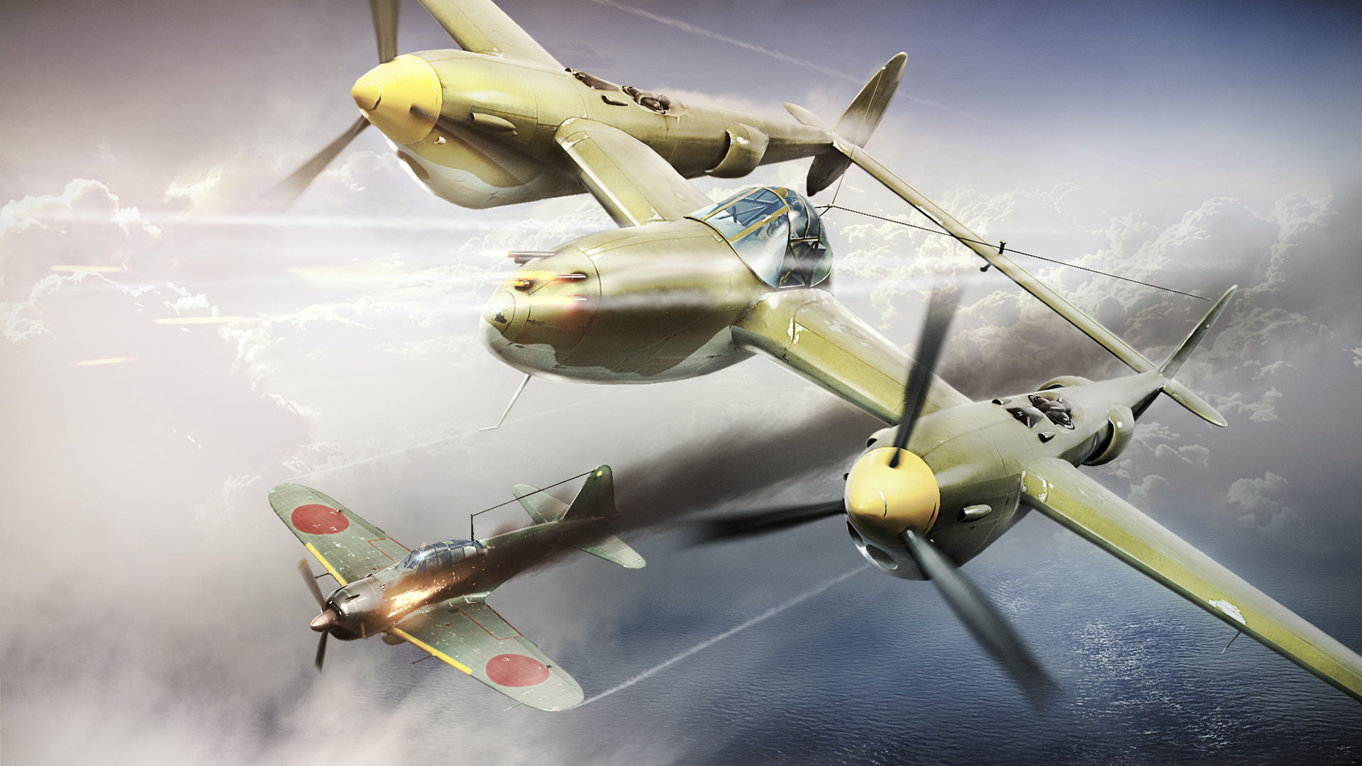 Lockheed P-38 Lightning Wallpapers