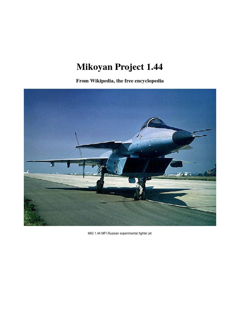 Mikoyan Project 1.44 Wallpapers