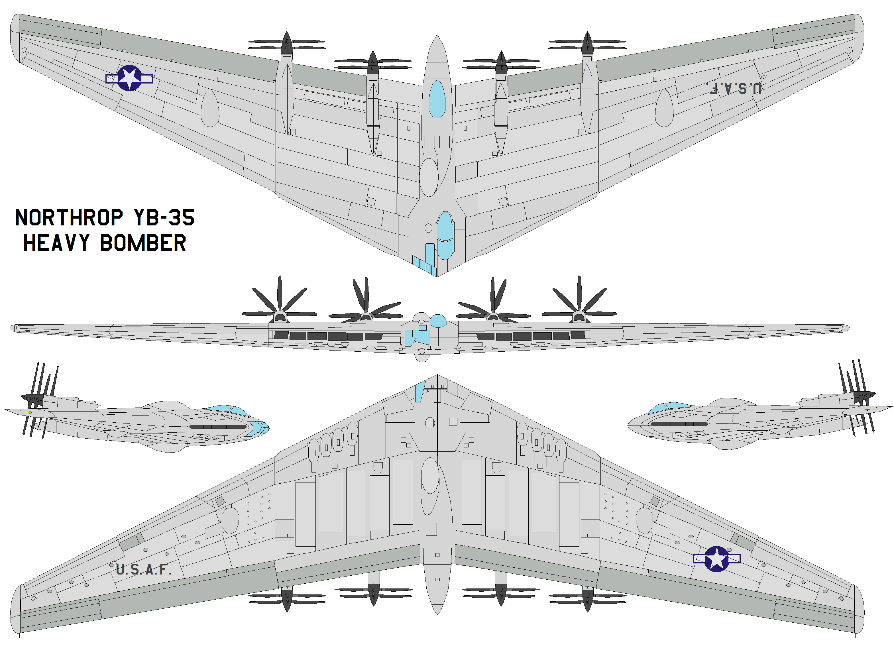 Northrop Yb-35 Wallpapers