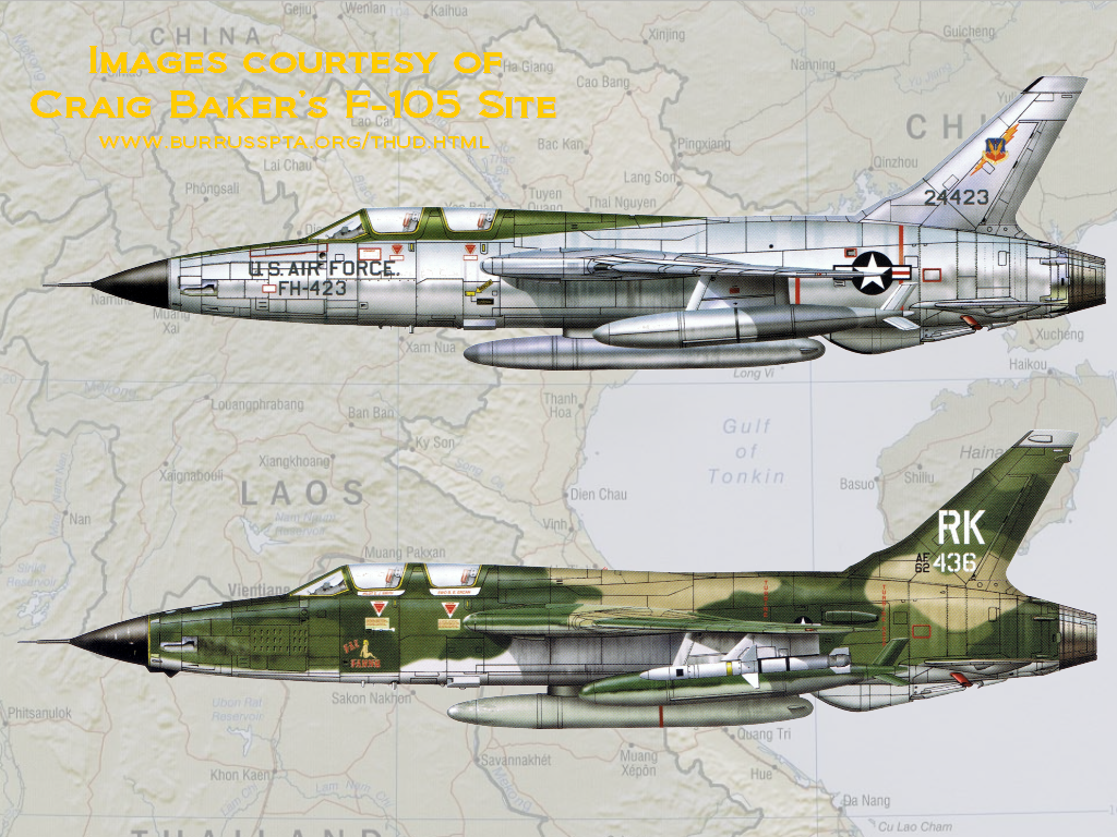 Republic F-105 Thunderchief Wallpapers