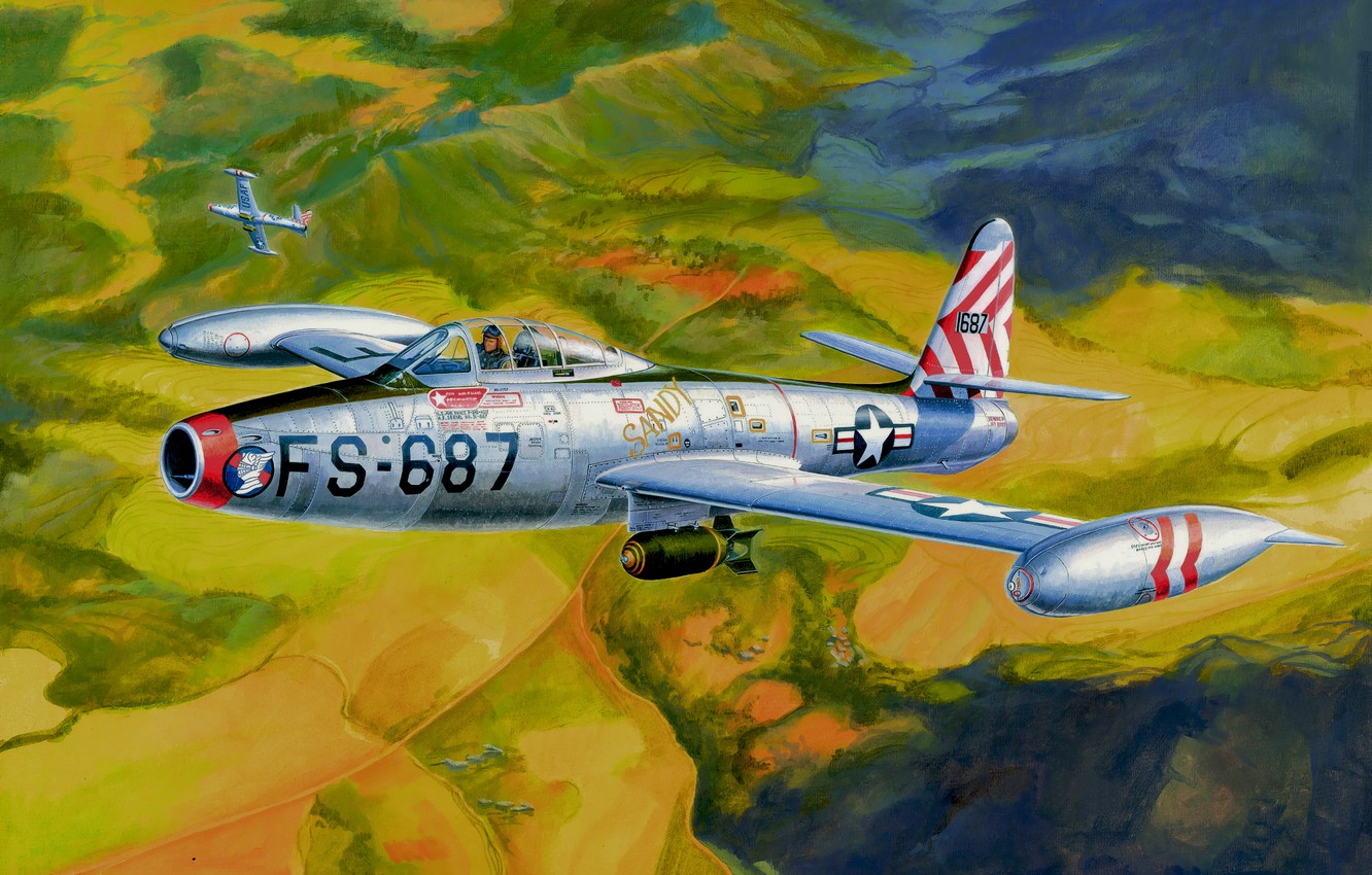 Republic F-84 Thunderjet Wallpapers