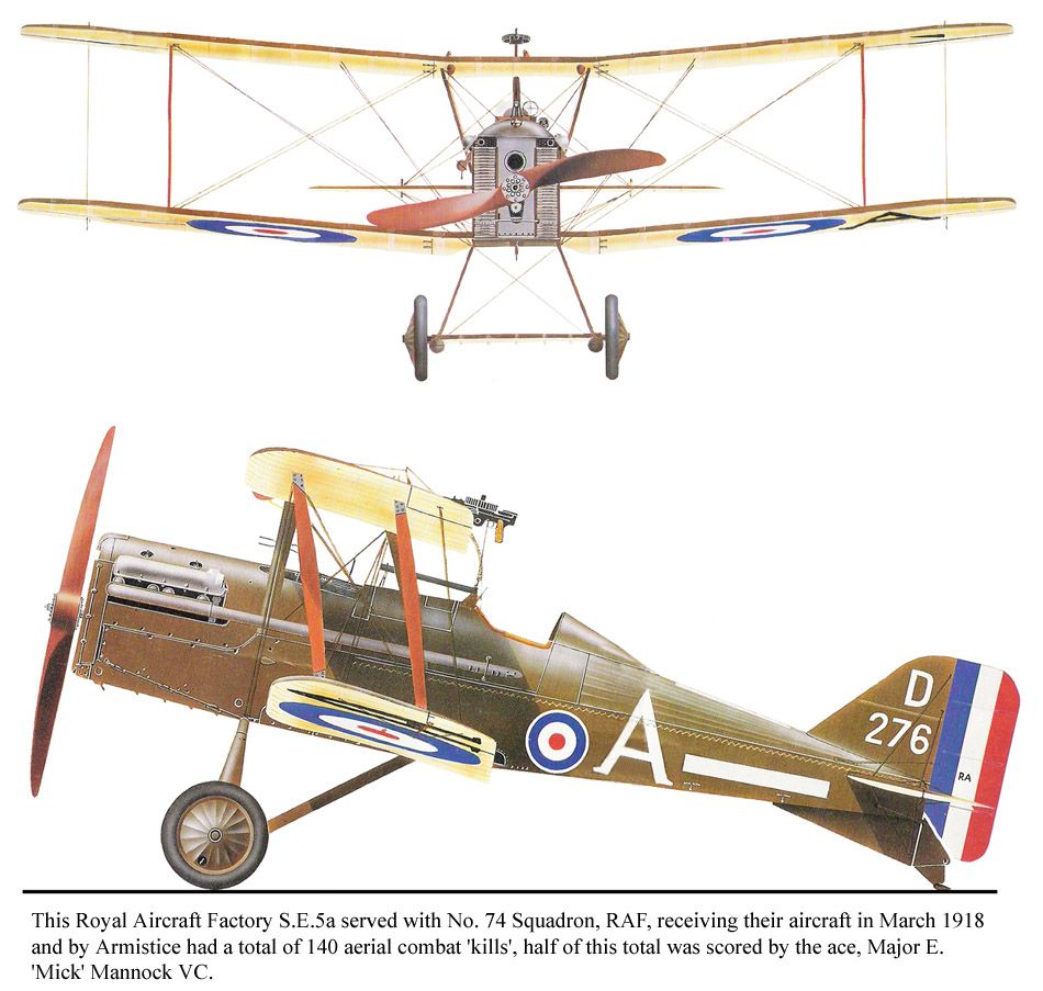 Royal Aircraft Factory S.E.5 Wallpapers