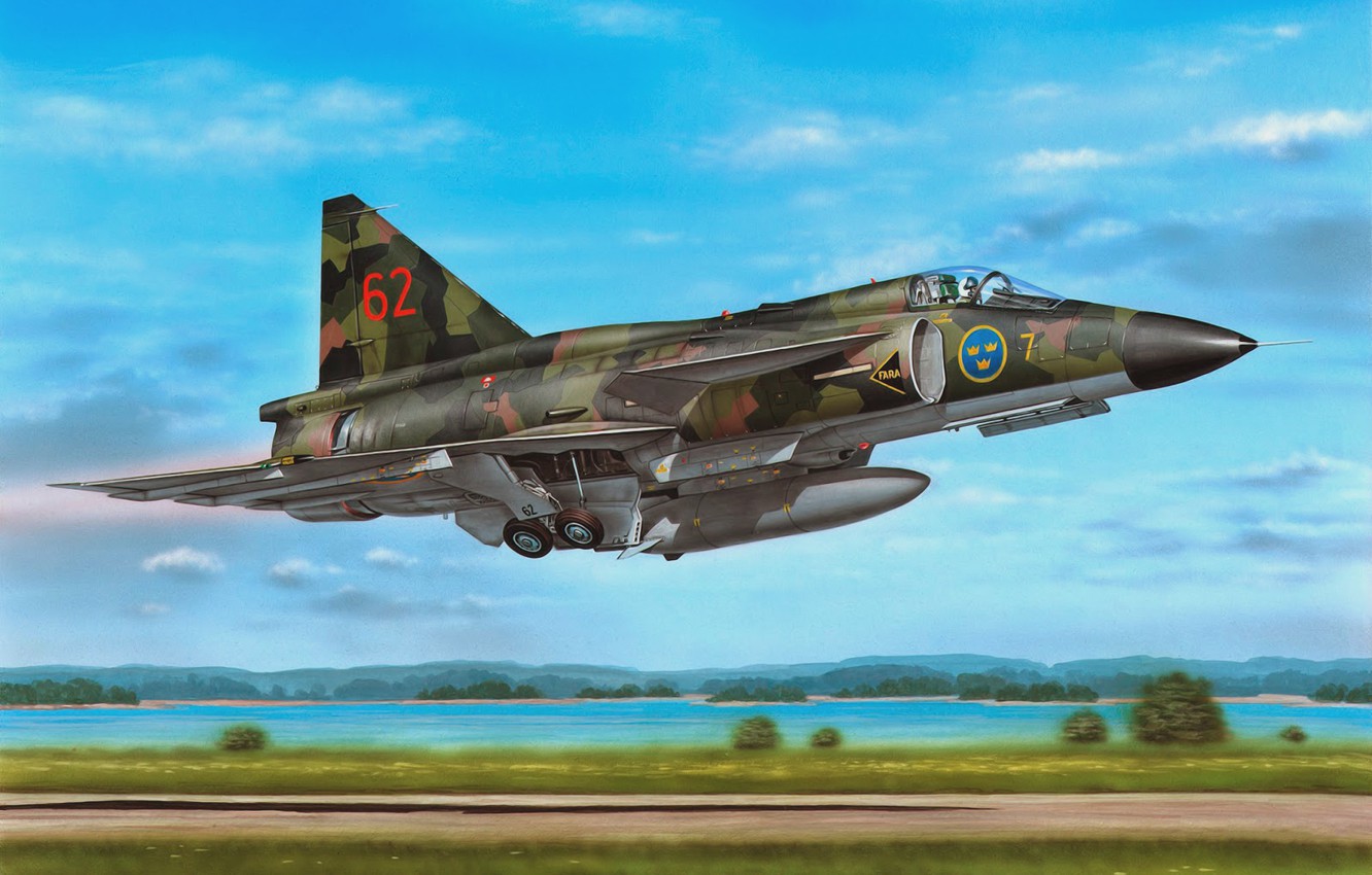 Saab 37 Viggen Wallpapers