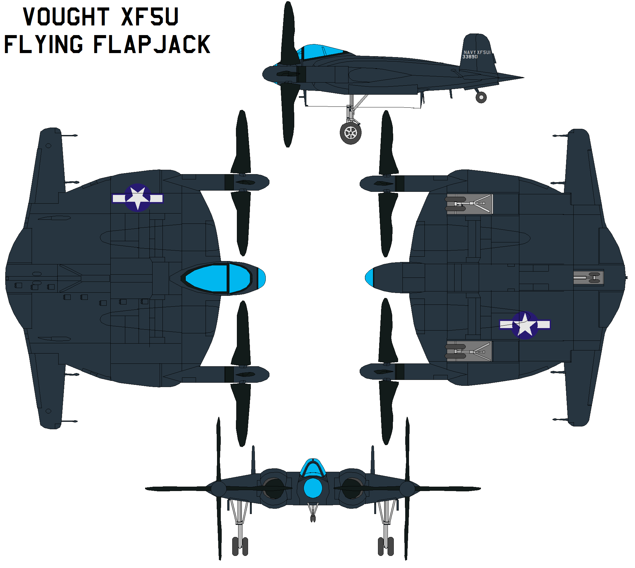 Vought Xf5U Wallpapers