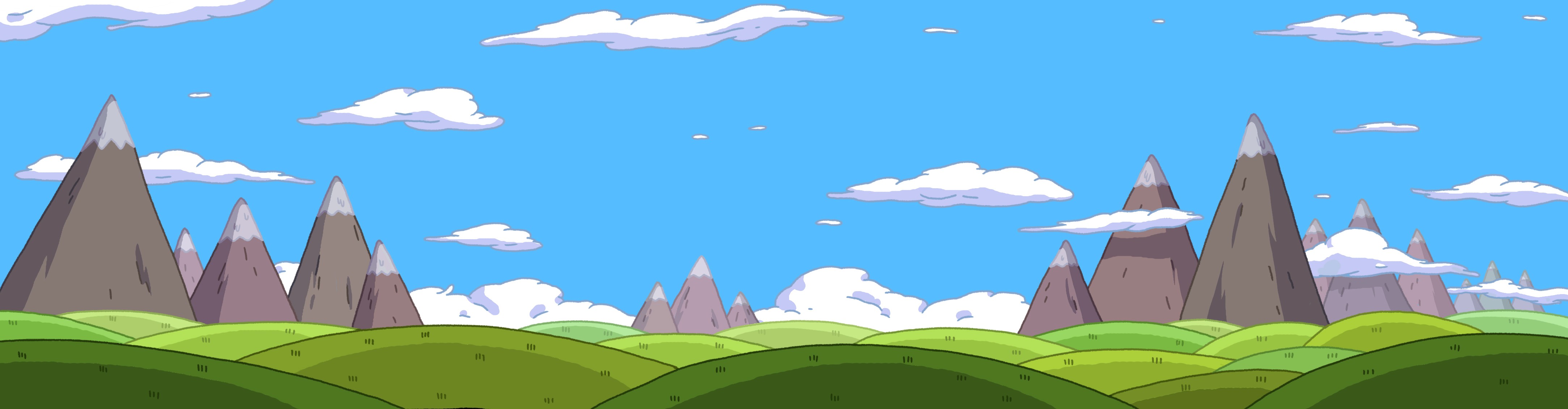 Adventure Time Dual Monitor Wallpapers