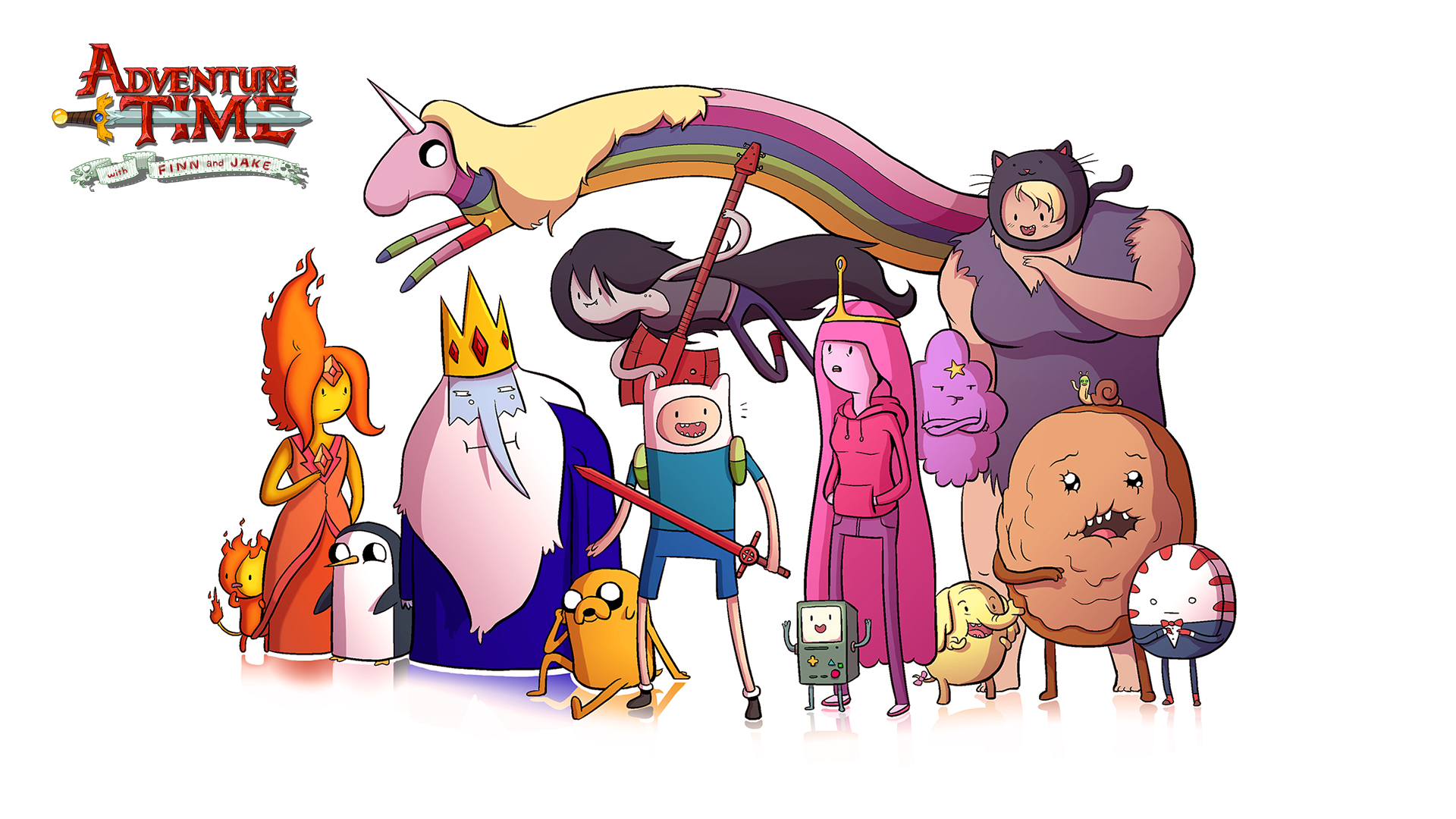 Adventure Time Dual Monitor Wallpapers