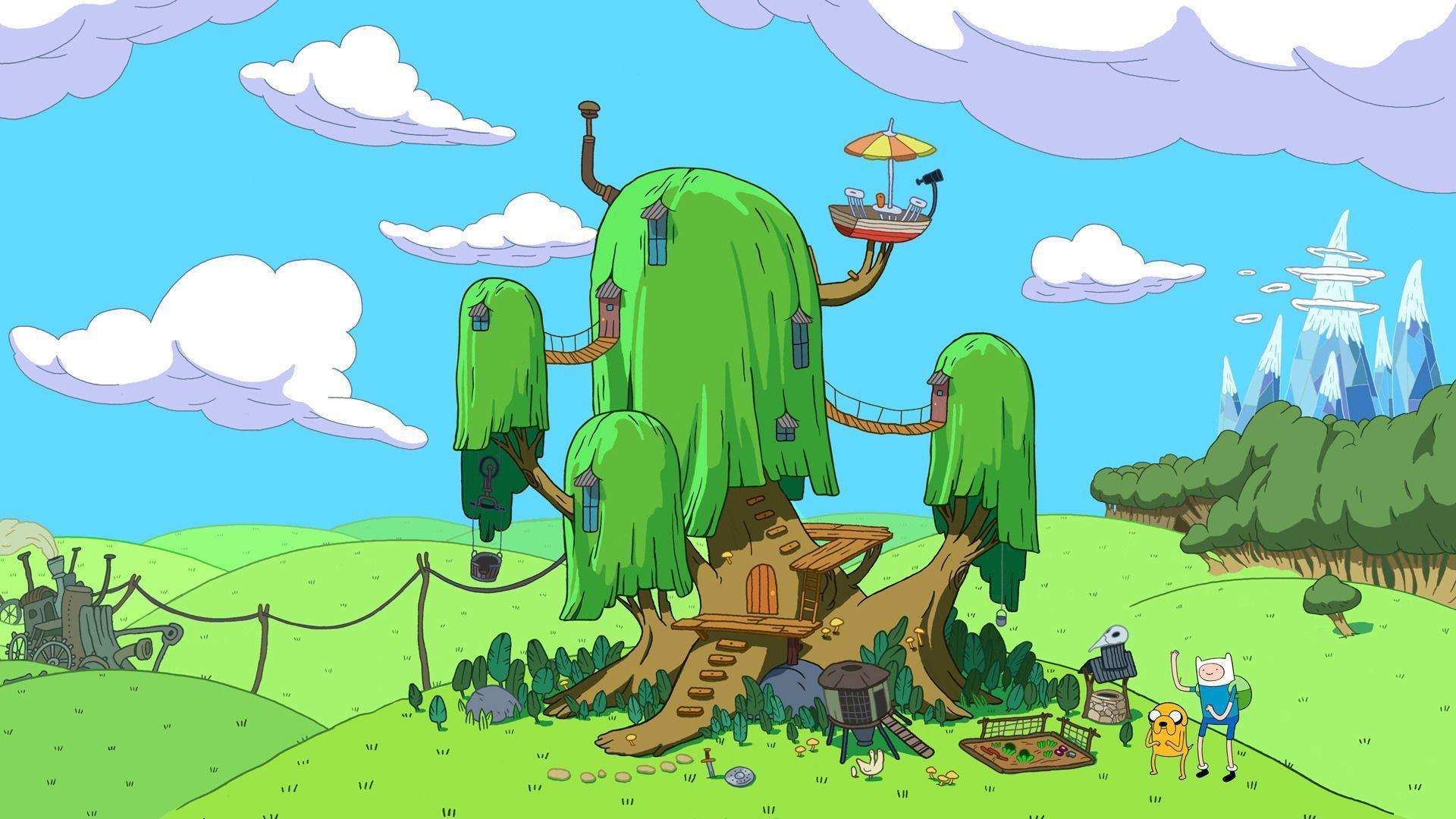 Adventure Time Dual Monitor Wallpapers