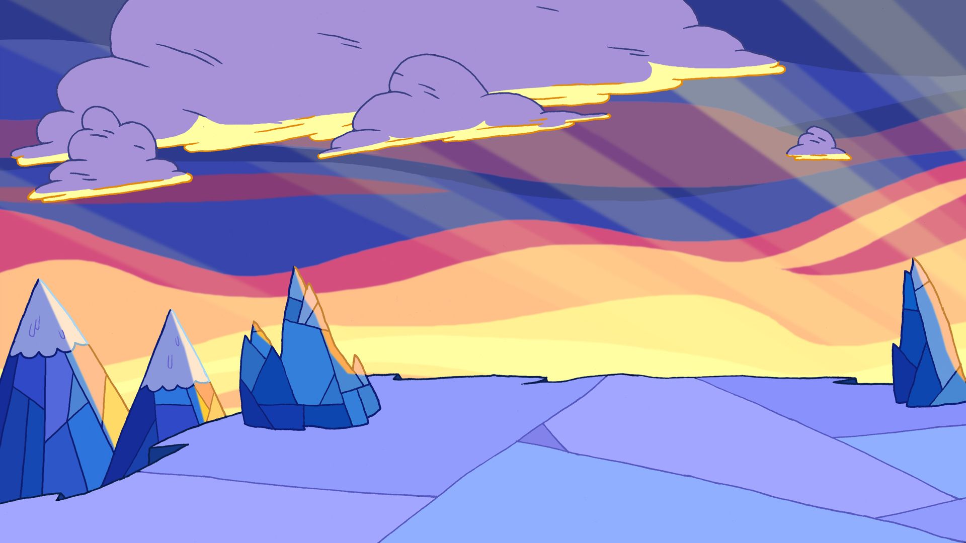 Adventure Time Landscapes Wallpapers