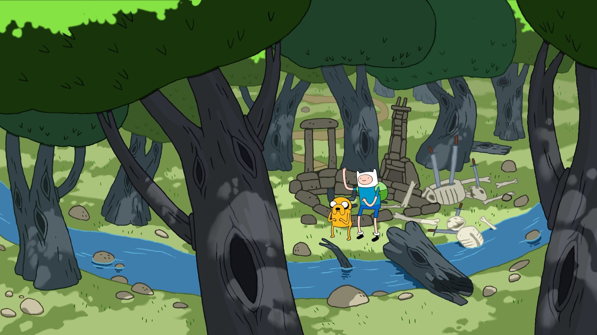 Adventure Time Landscapes Wallpapers