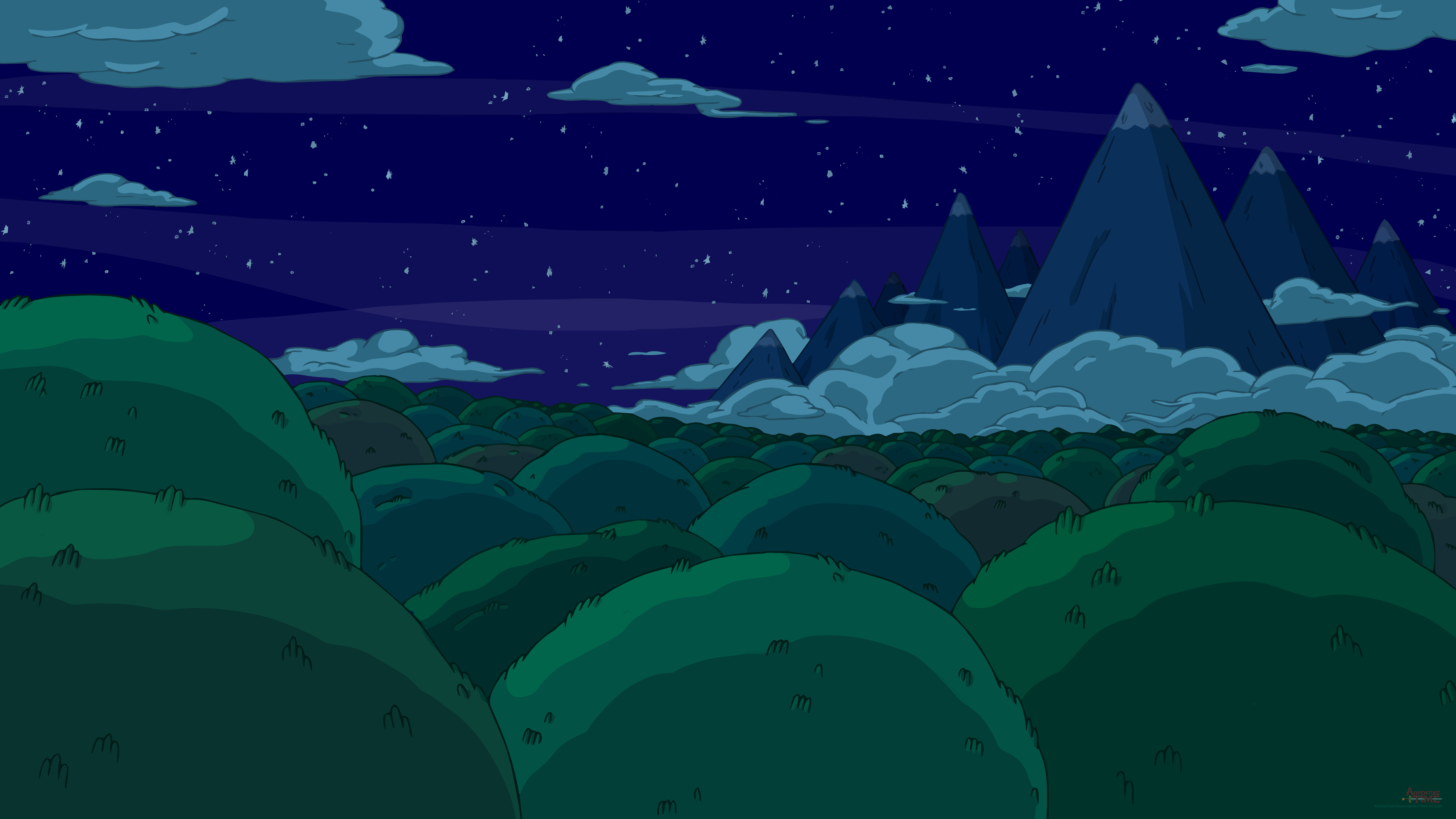 Adventure Time Landscapes Wallpapers